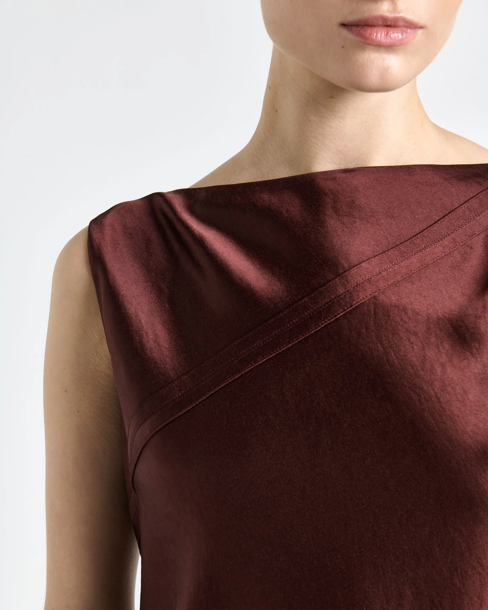 Satin Bind Detail Top