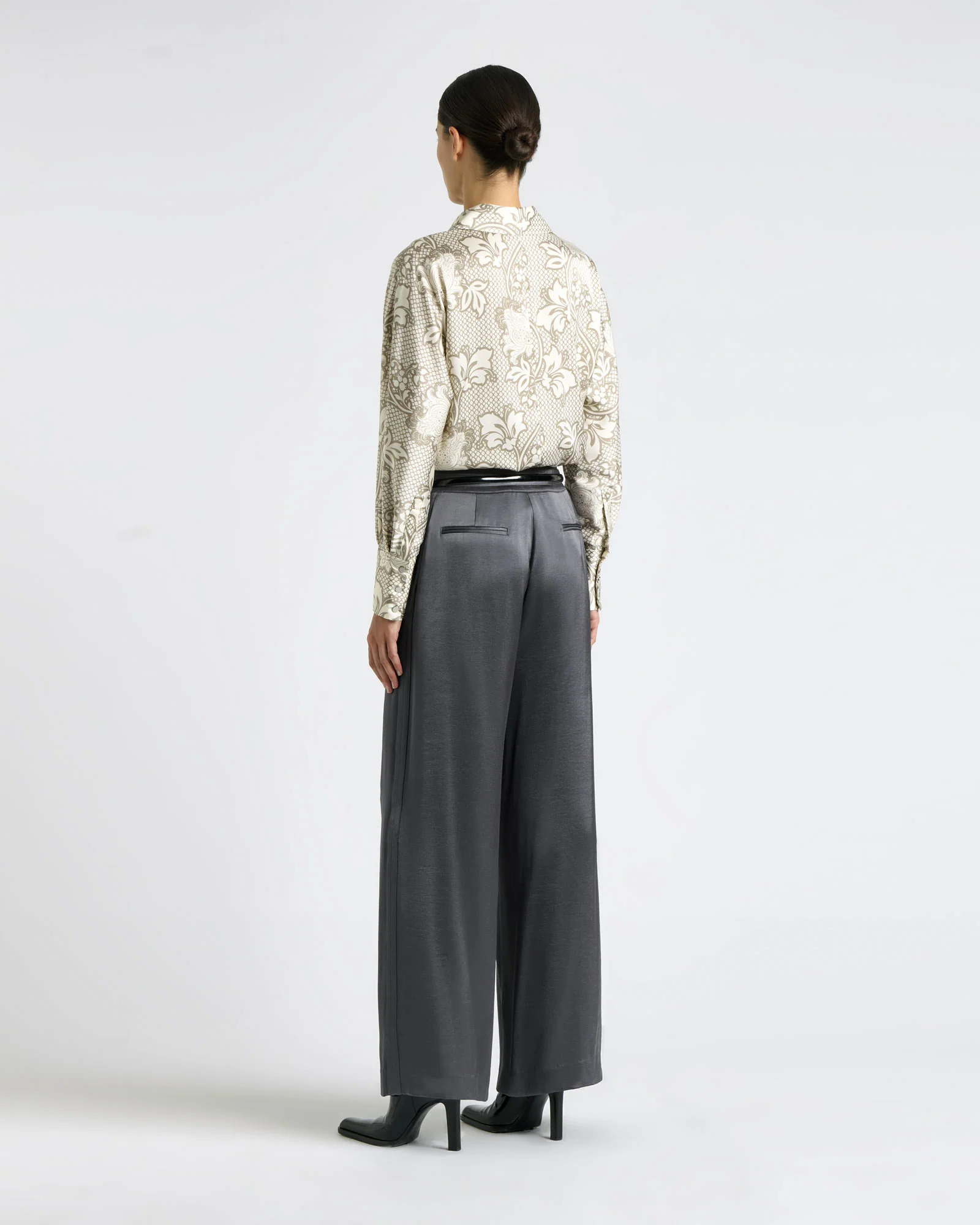 Lattice Chintz Floral Shirt