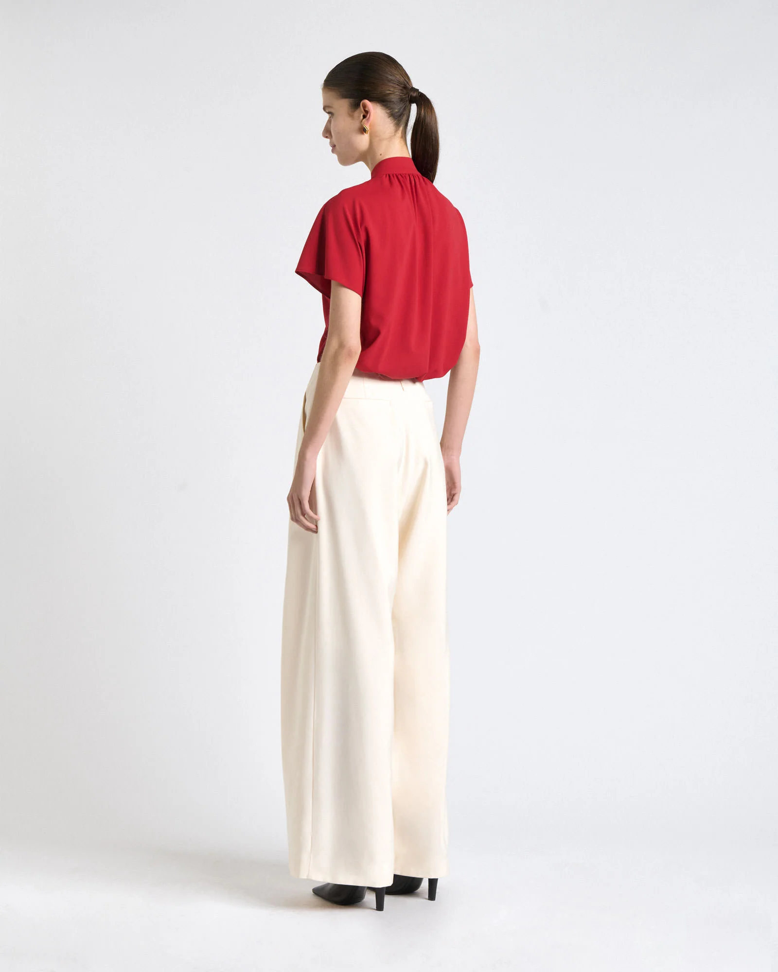 Recycled Georgette Tie Top