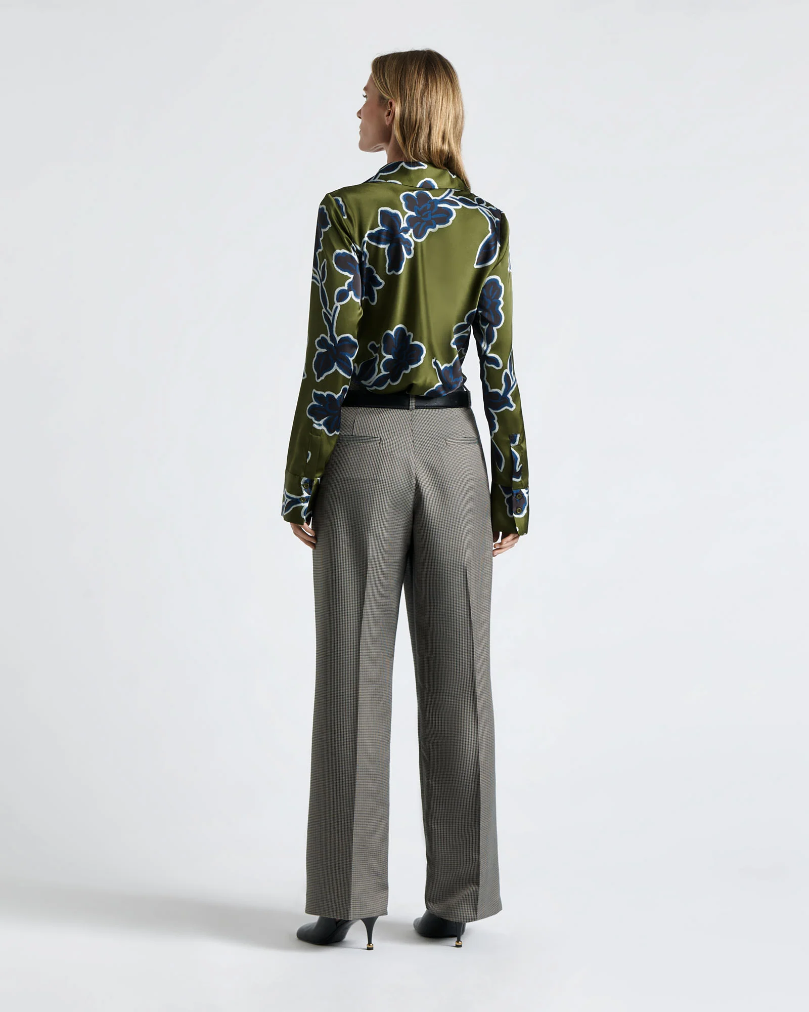 European Micro Check Pant