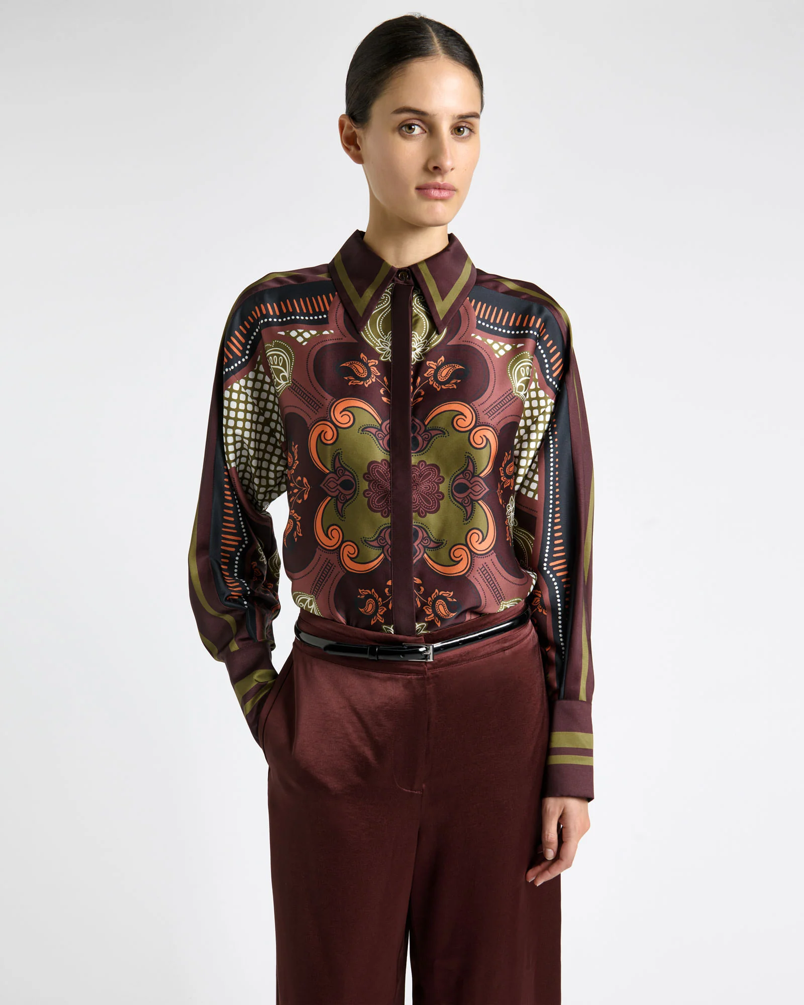 Mocha Chateau Long Sleeve Shirt
