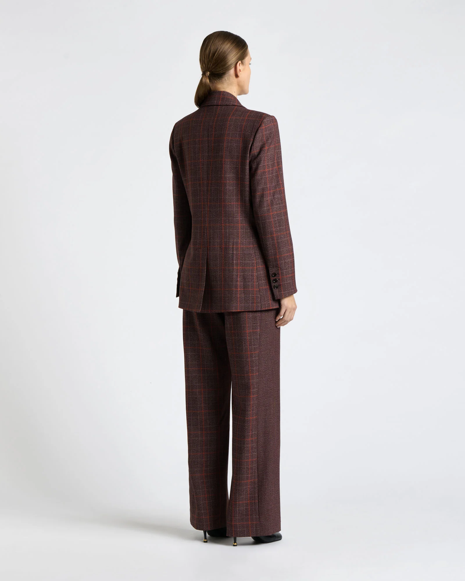 European Prince of Wales Check Blazer