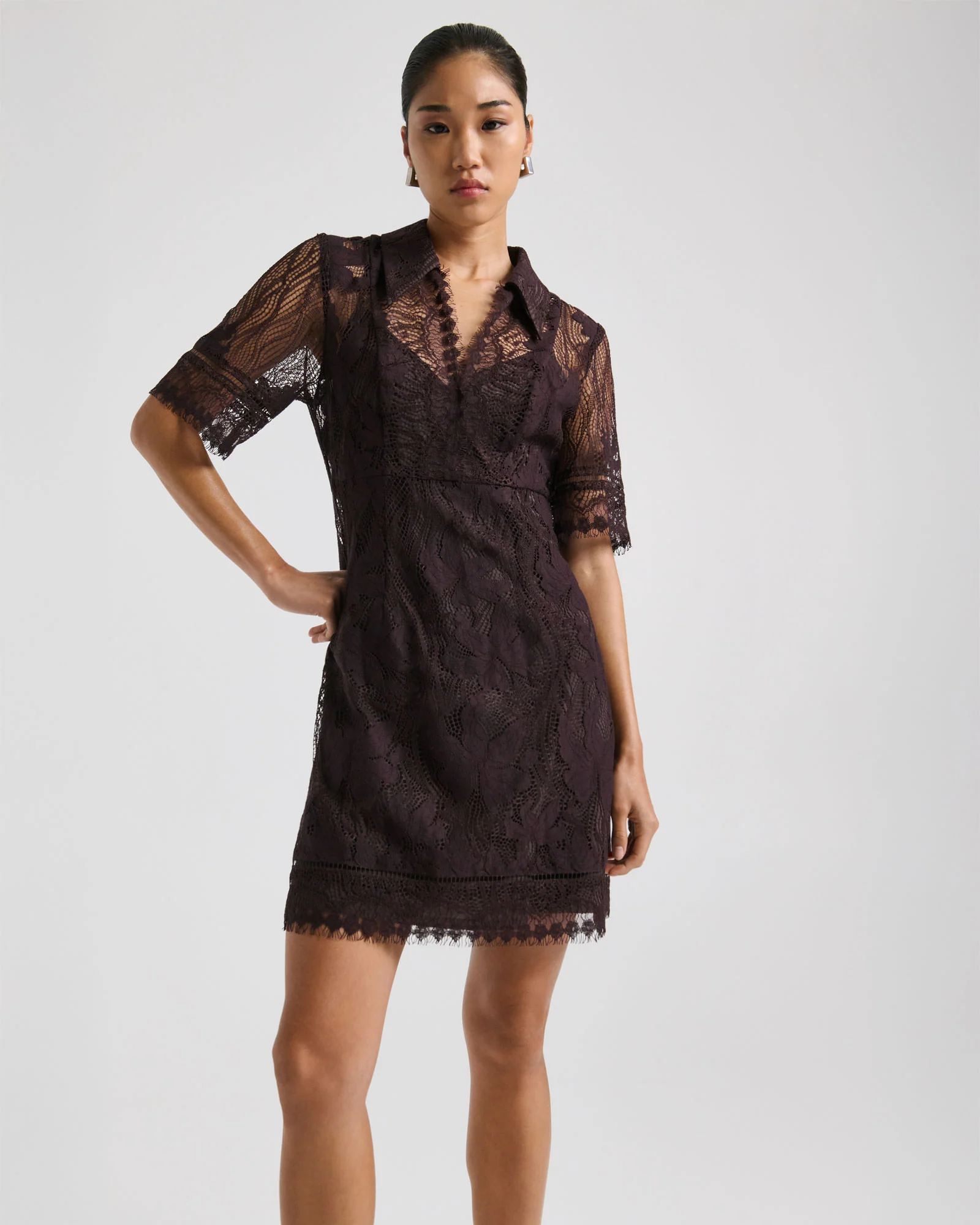 Chantilly Lace Mini Dress