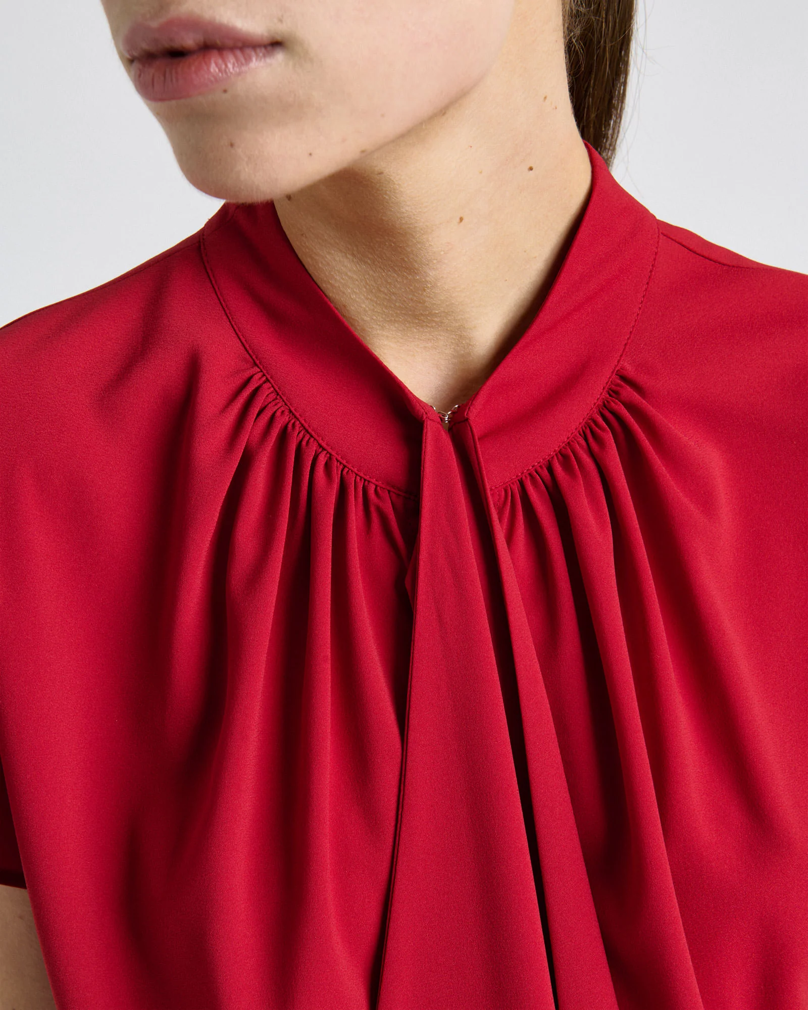 Recycled Georgette Tie Top