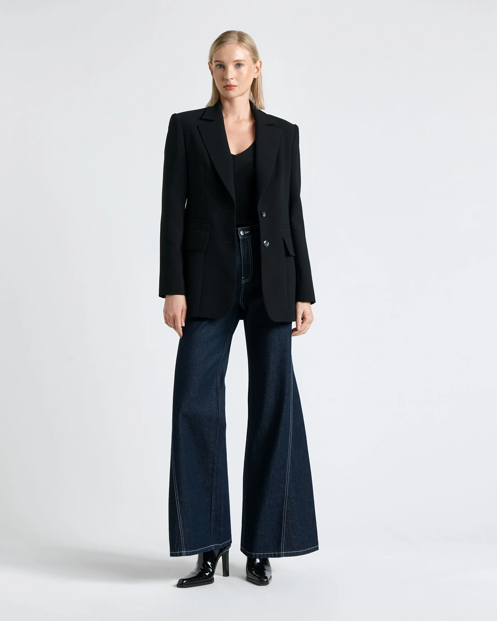 Button Through Back Blazer