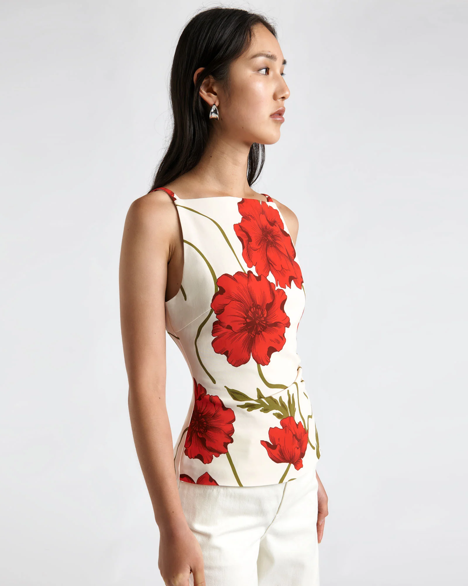 Poppy Square Neck Tucked Top