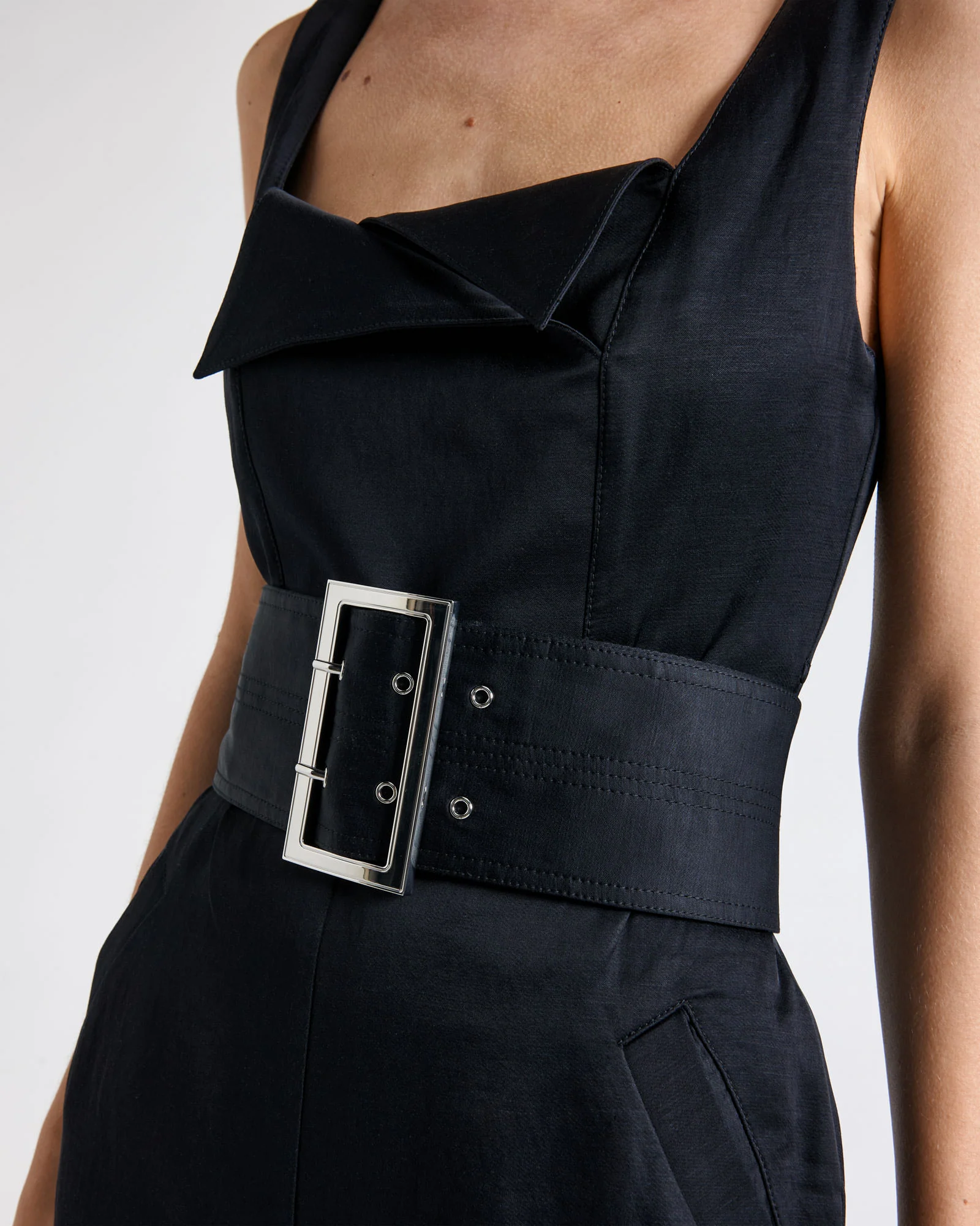 Statement Buckle Jumpsuit