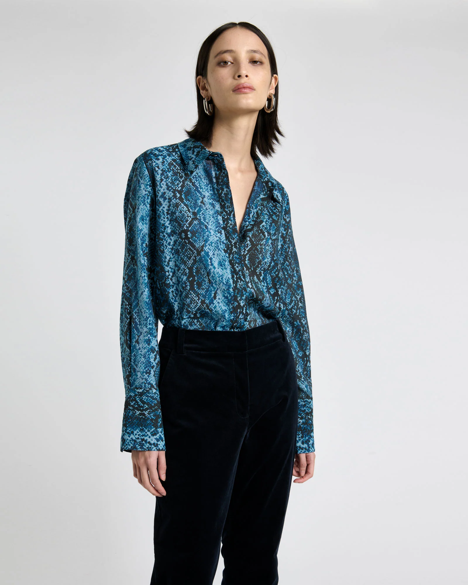 Indigo Python Shirt