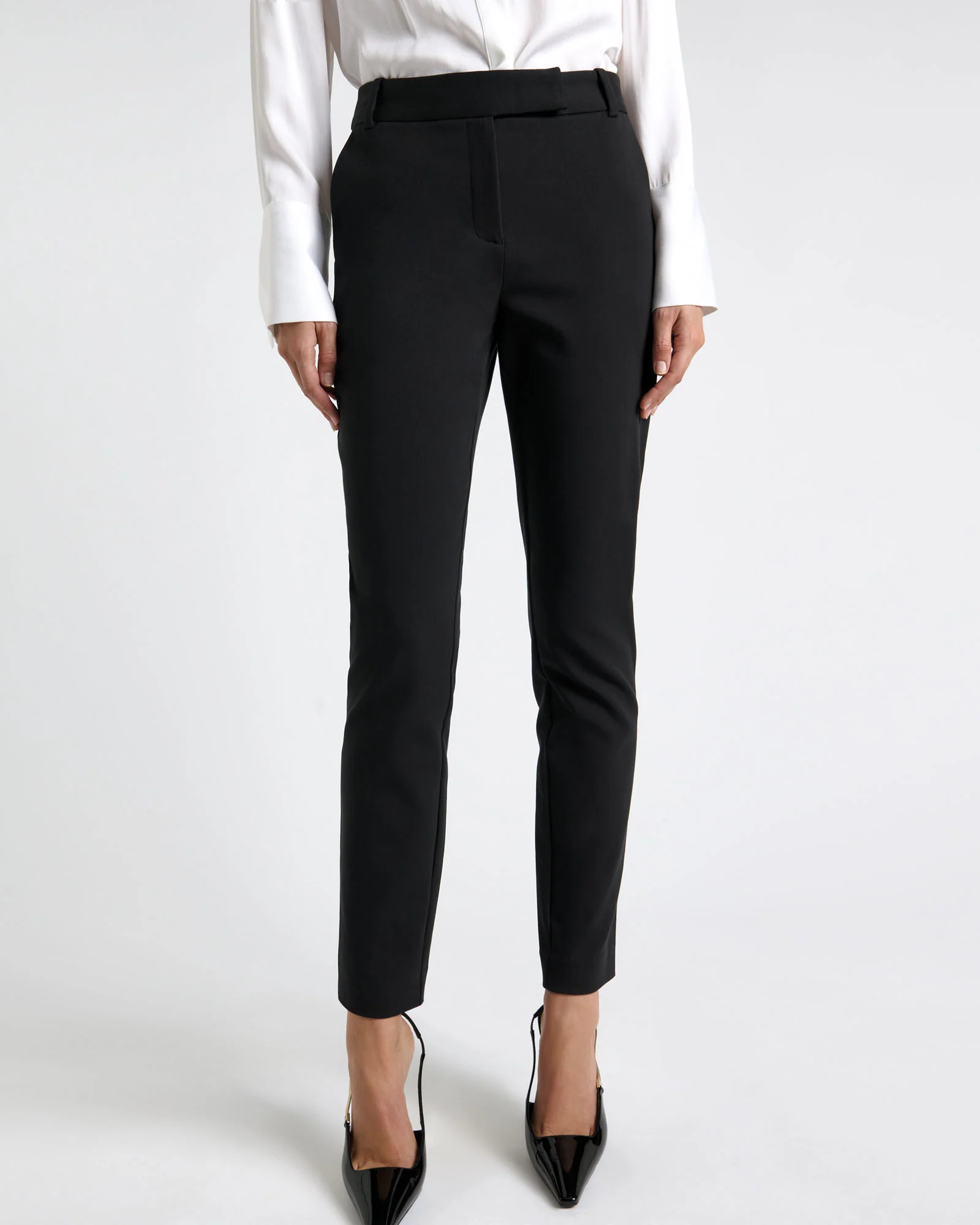 European Stretch Cotton Slim Pant