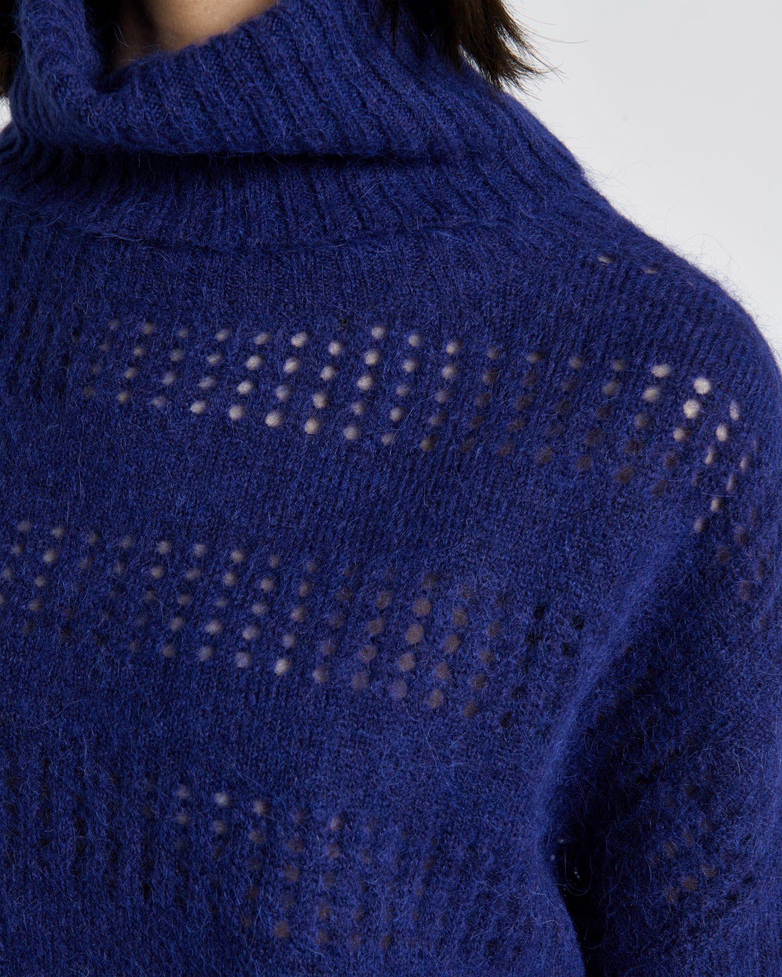 Chunky Alpaca Blend Cropped Sweater