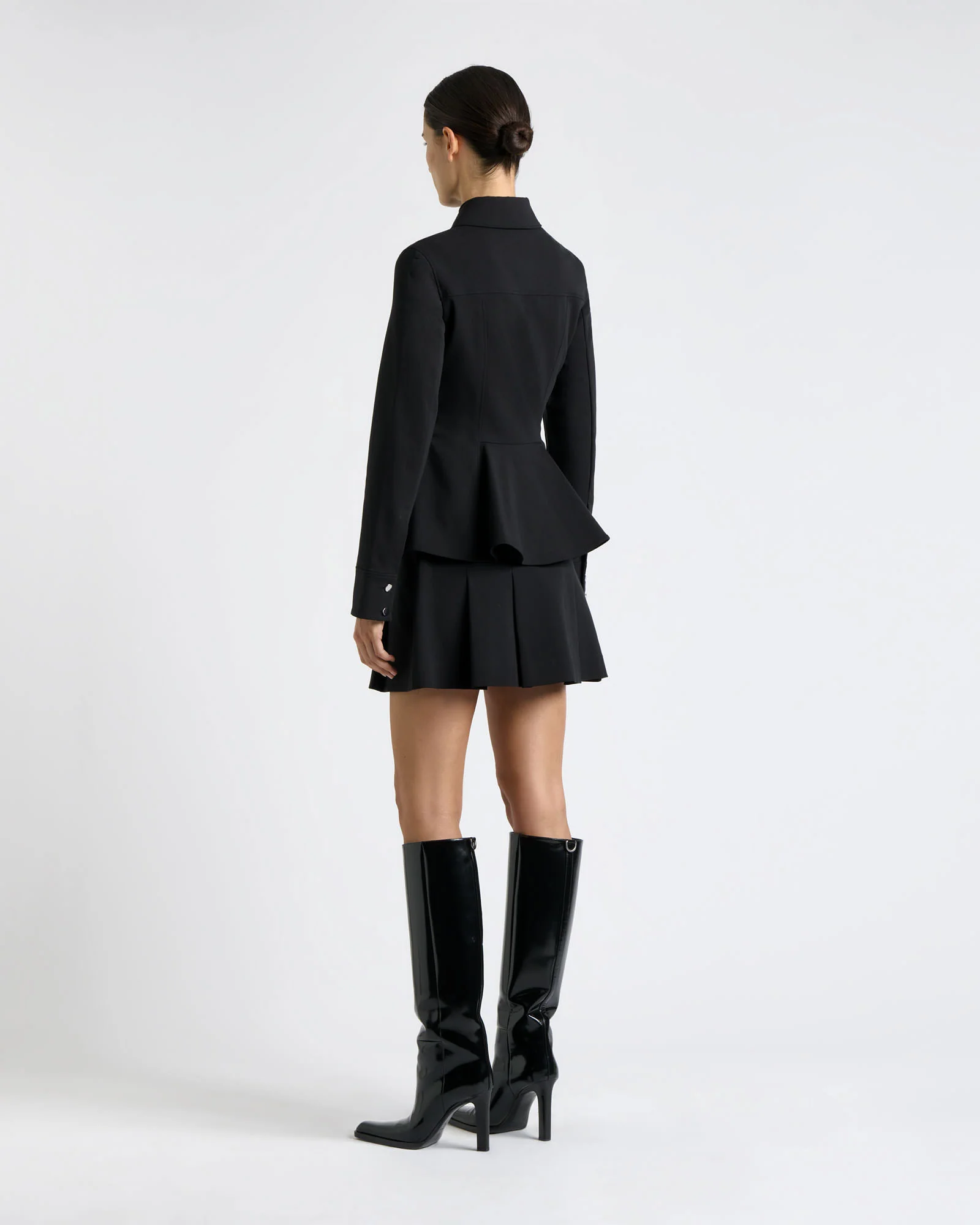 European Stretch Cotton Zip Jacket