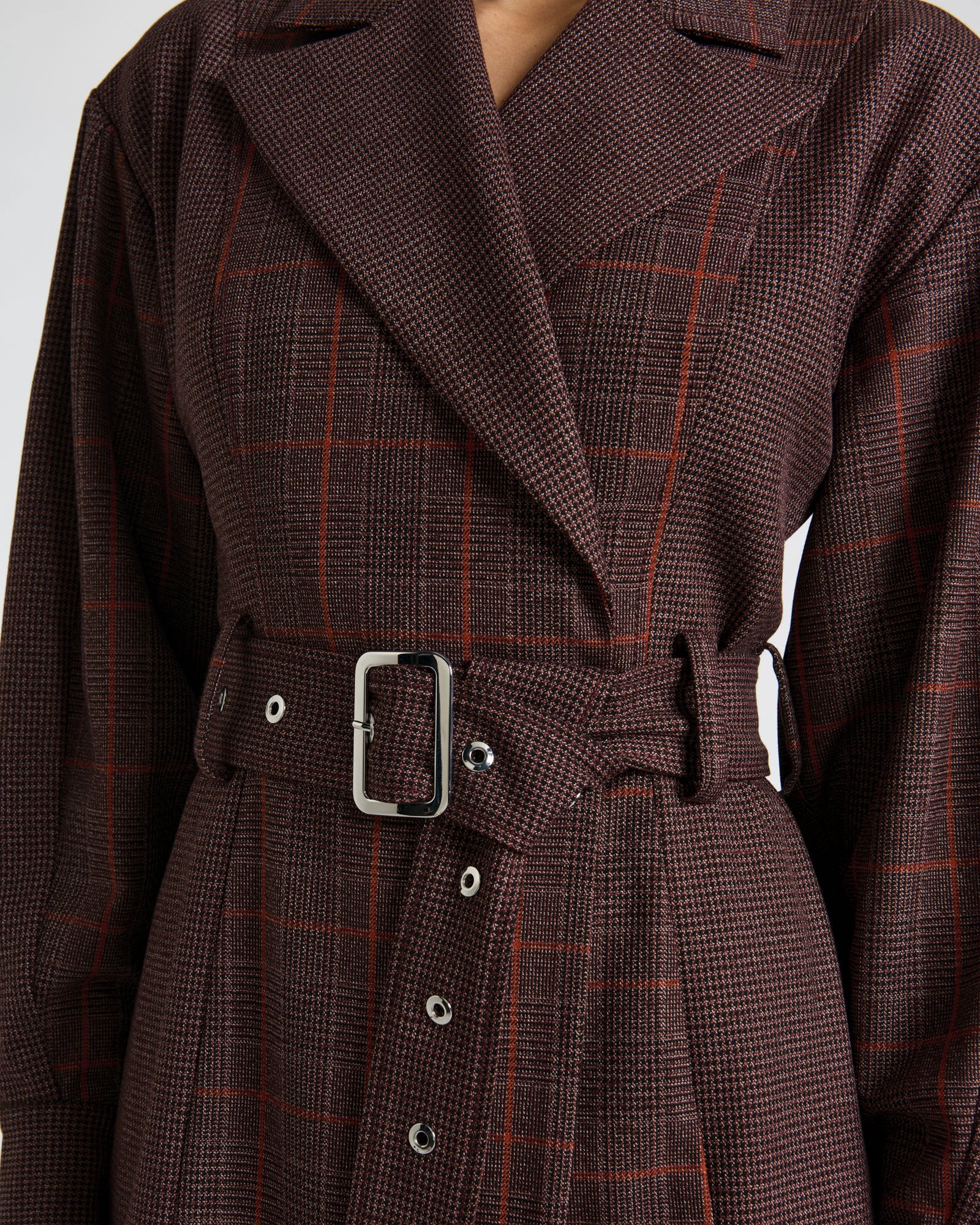 European Prince of Wales Check Mini Dress