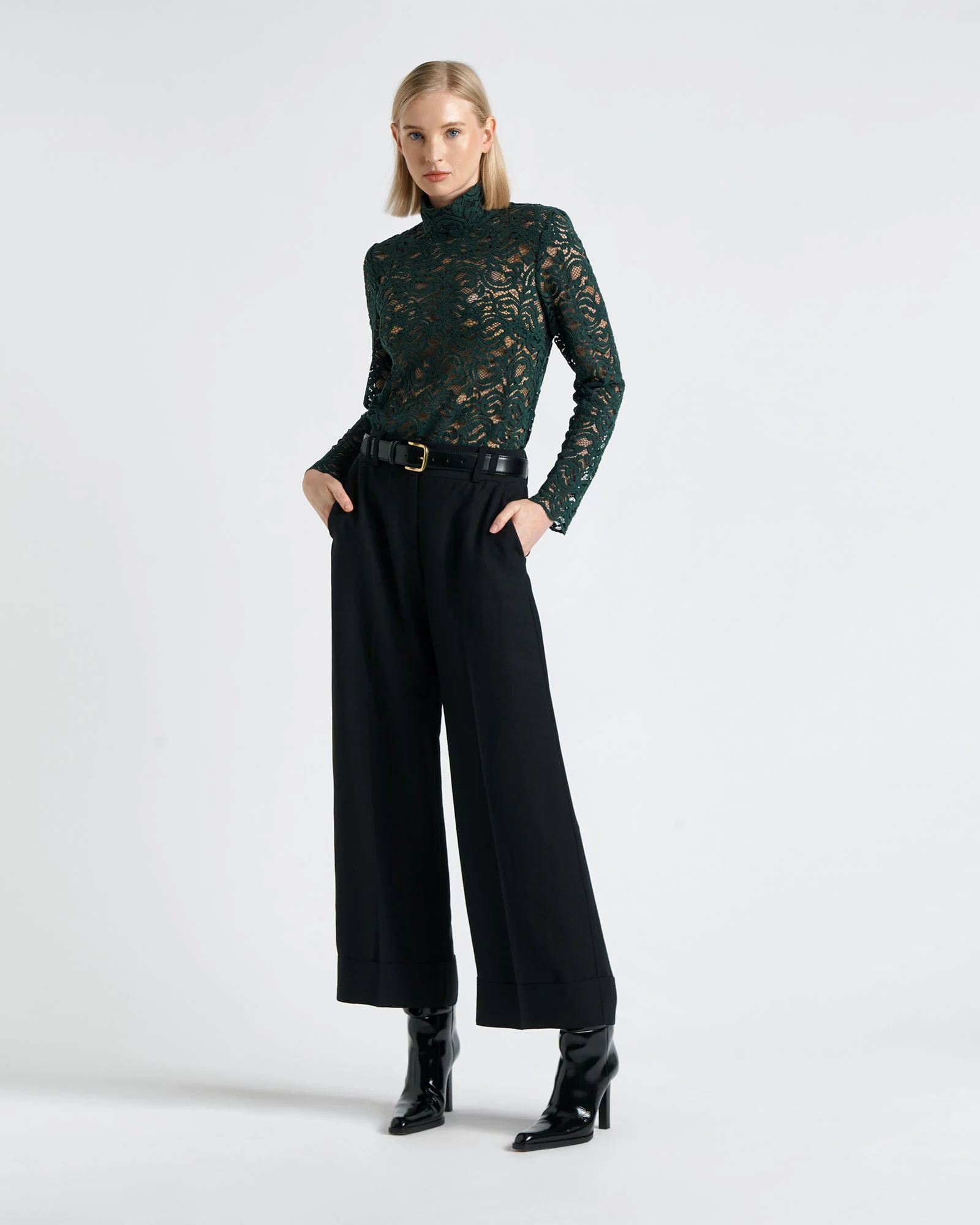 Viscose Linen Cropped Pant