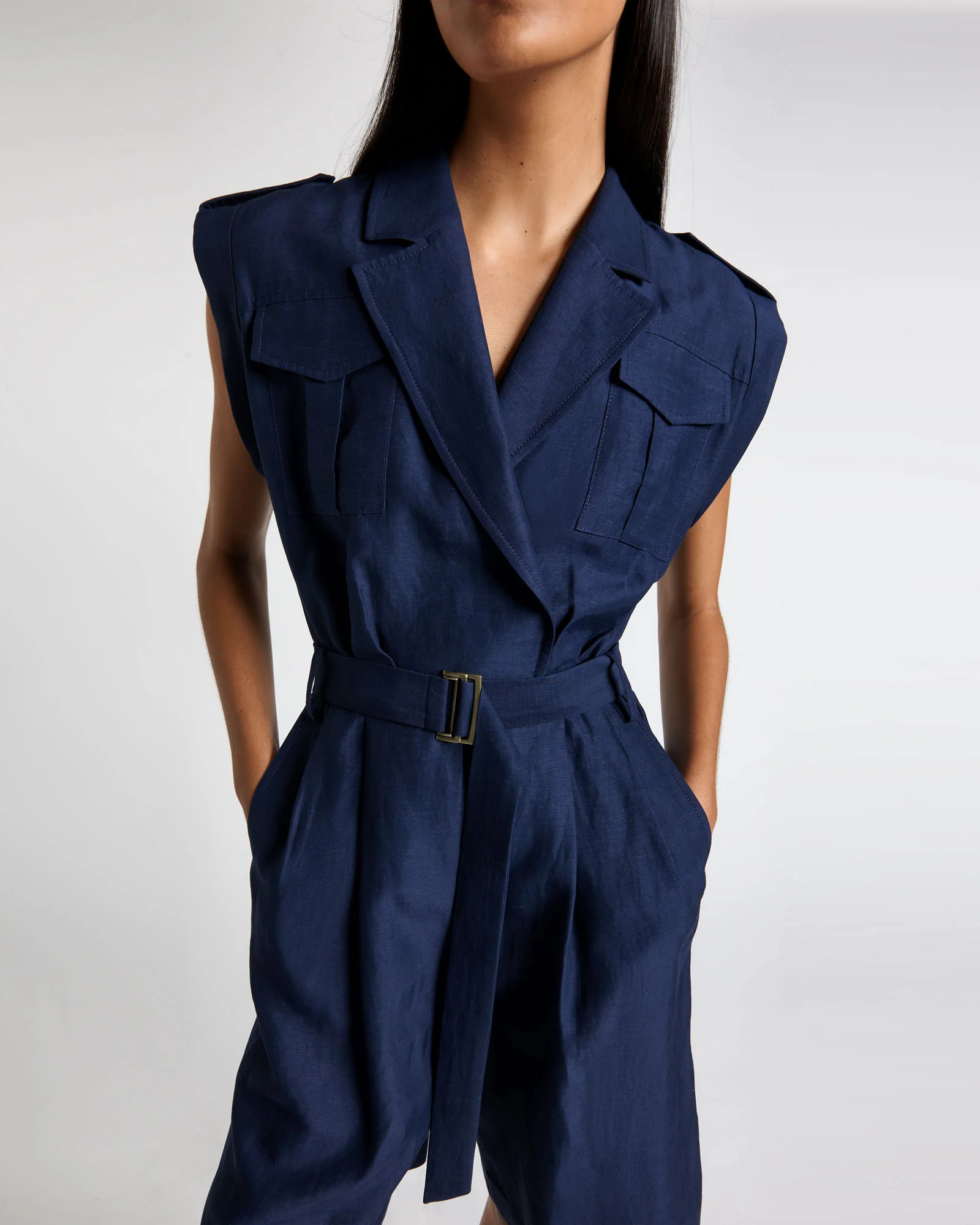 Utility Belted Playsuit