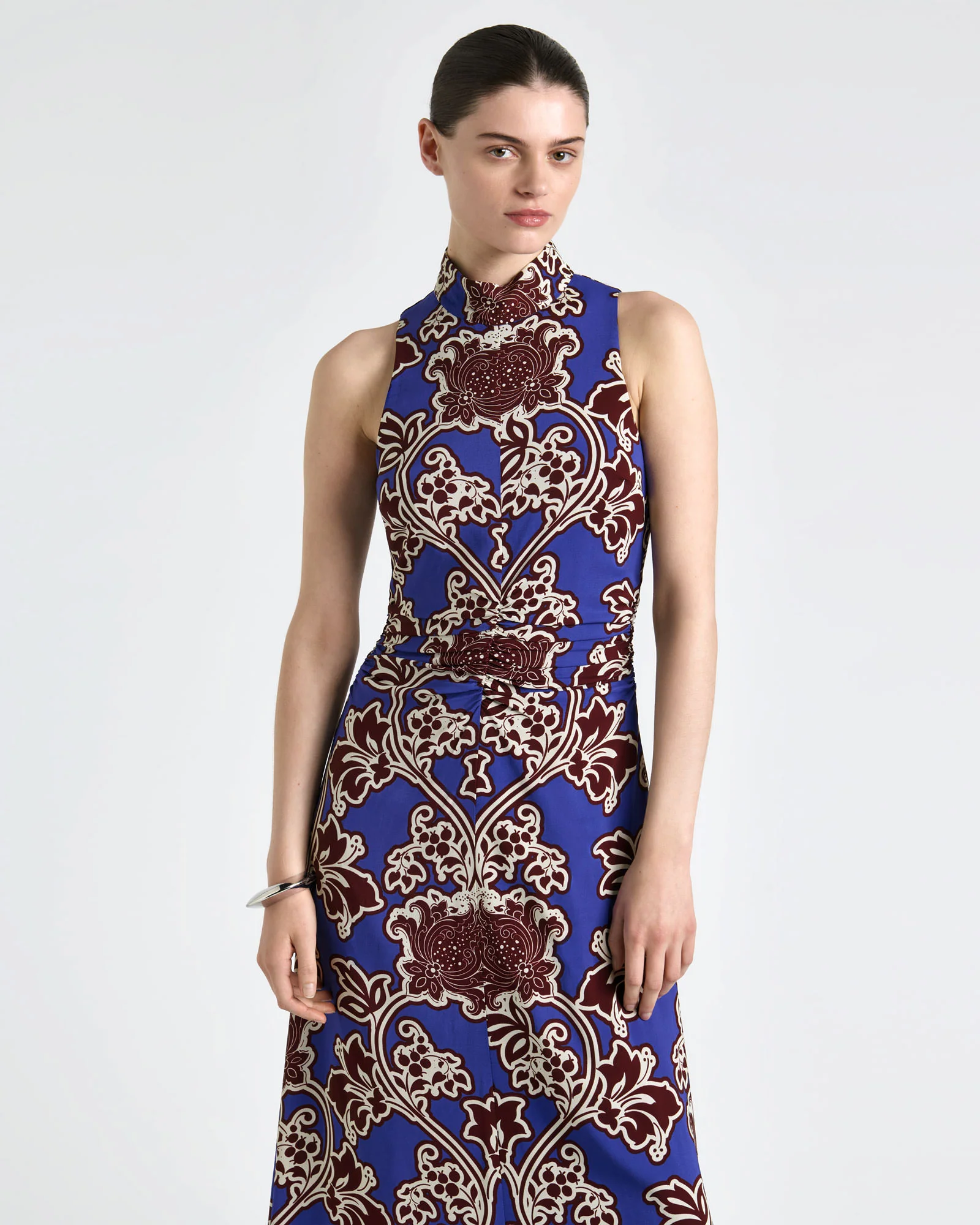 Oasis Serenade Gathered Maxi Dress