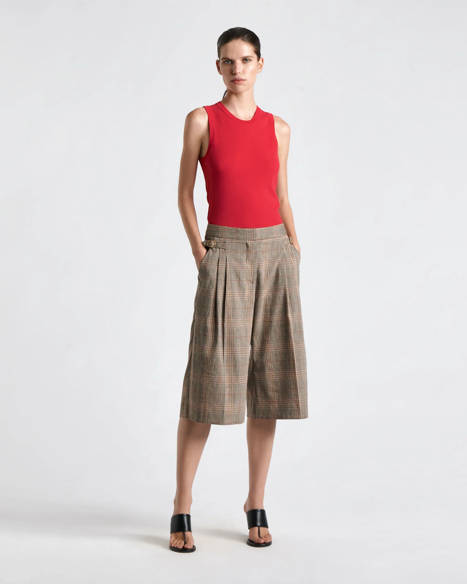 Drapey Crepe Knitted Tank