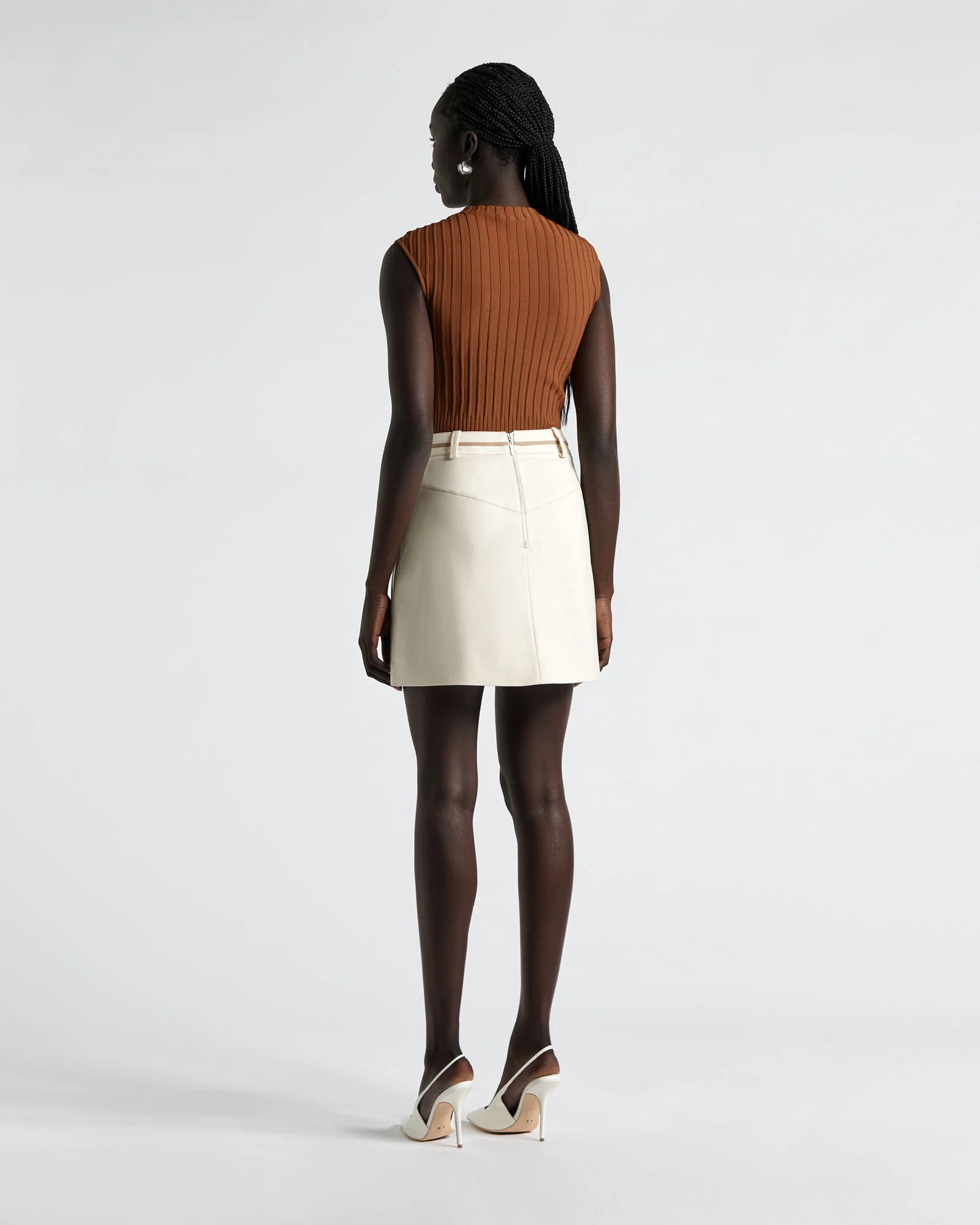Organic Cotton Utility Mini Skirt