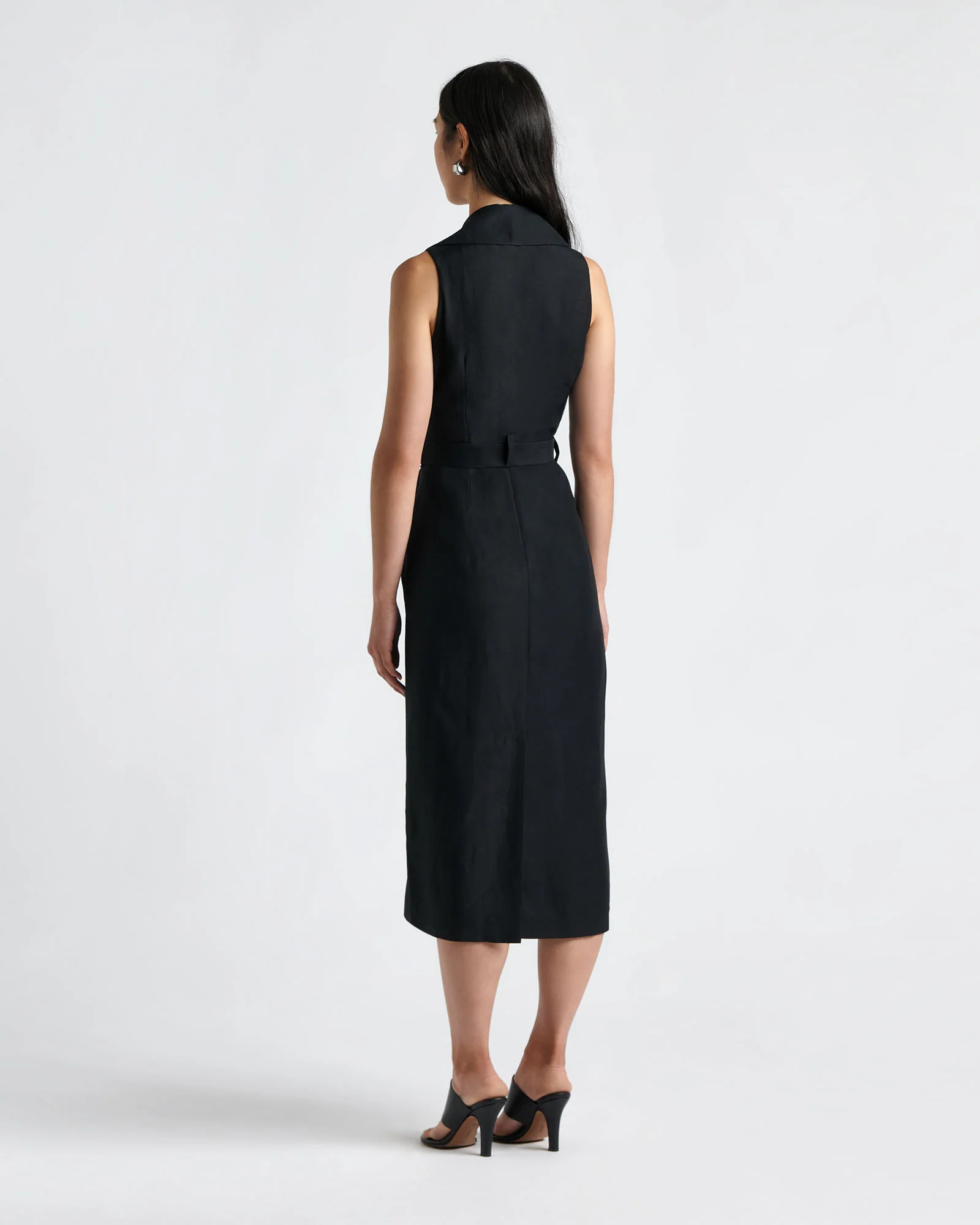 Tailored Blazer Midi Dress