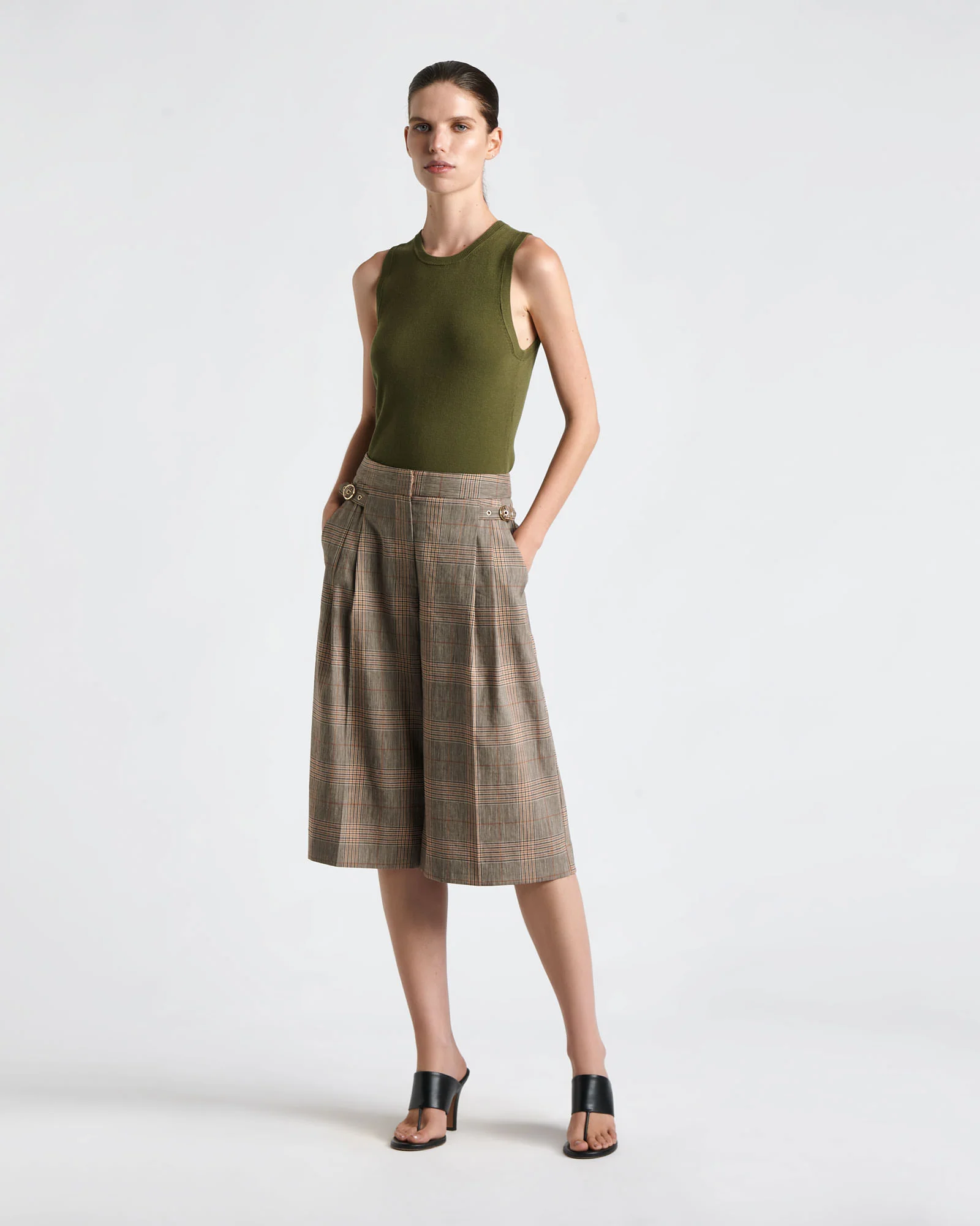 Drapey Crepe Knitted Tank