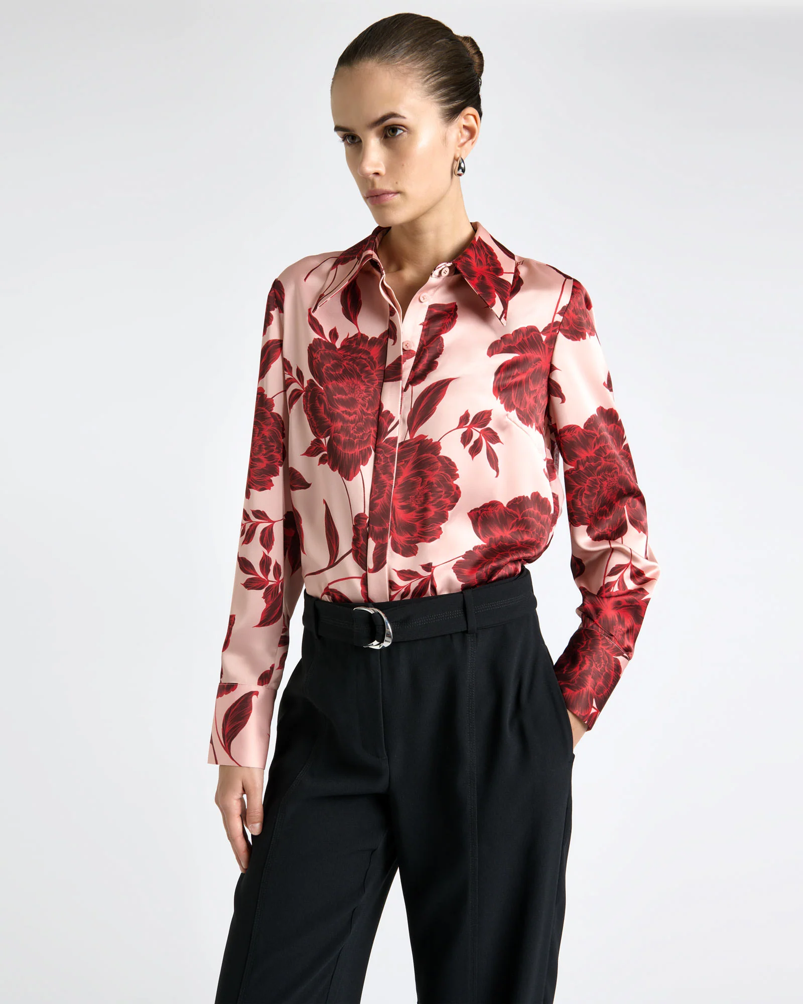 Amour Floral Pleat Back Shirt