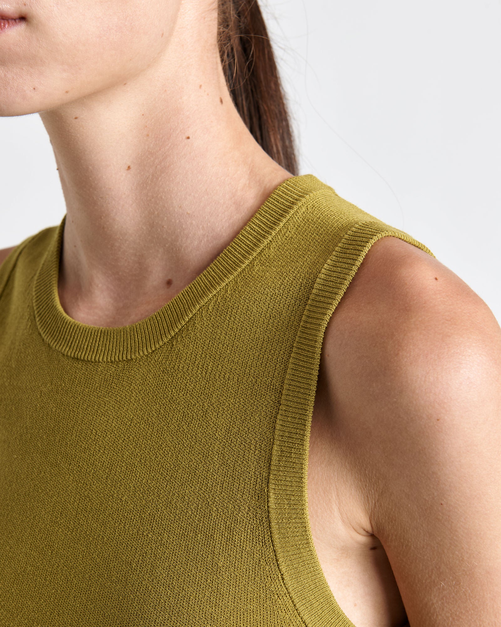 Drapey Crepe Knitted Tank