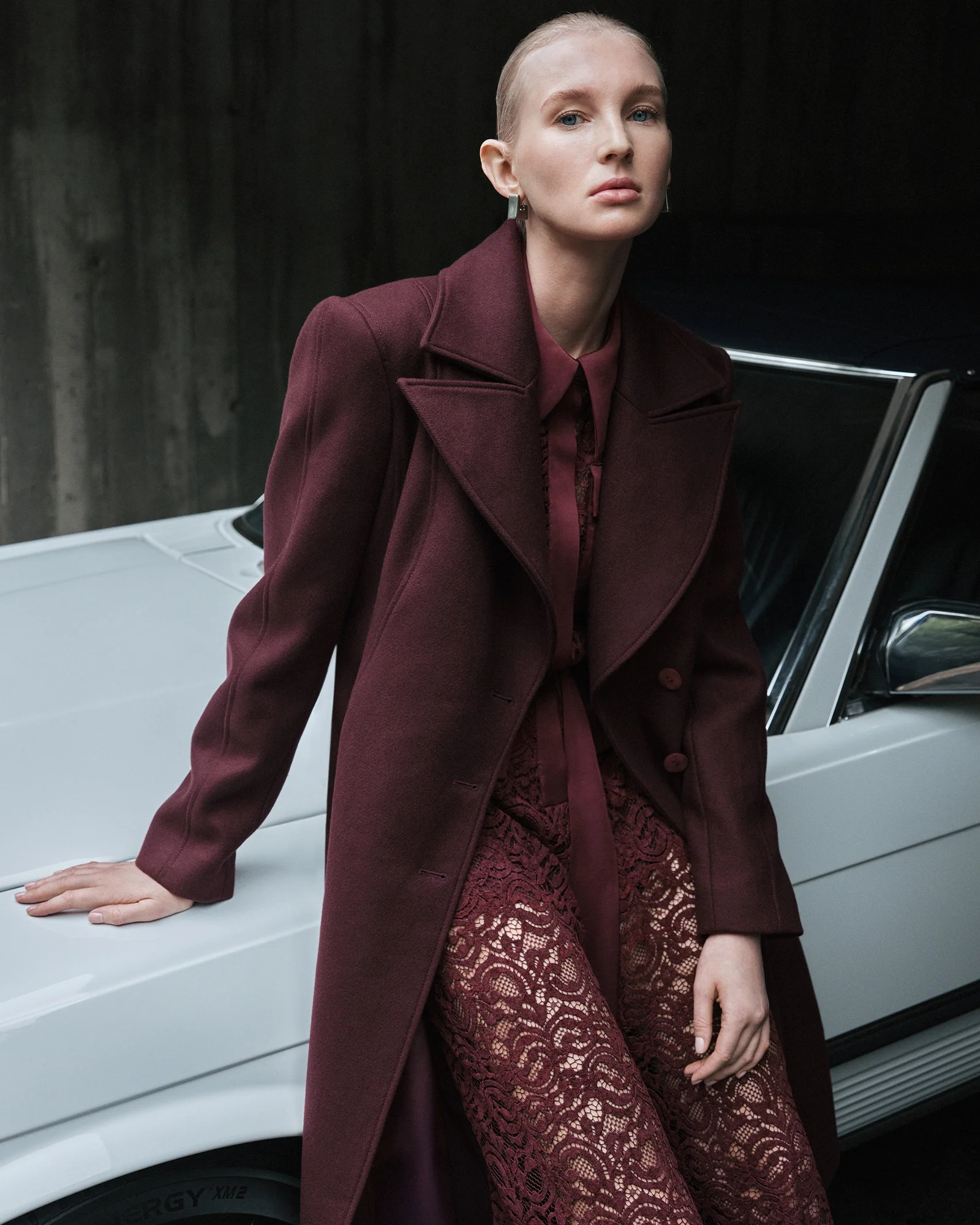 European Flocked Lace Jumpsuit