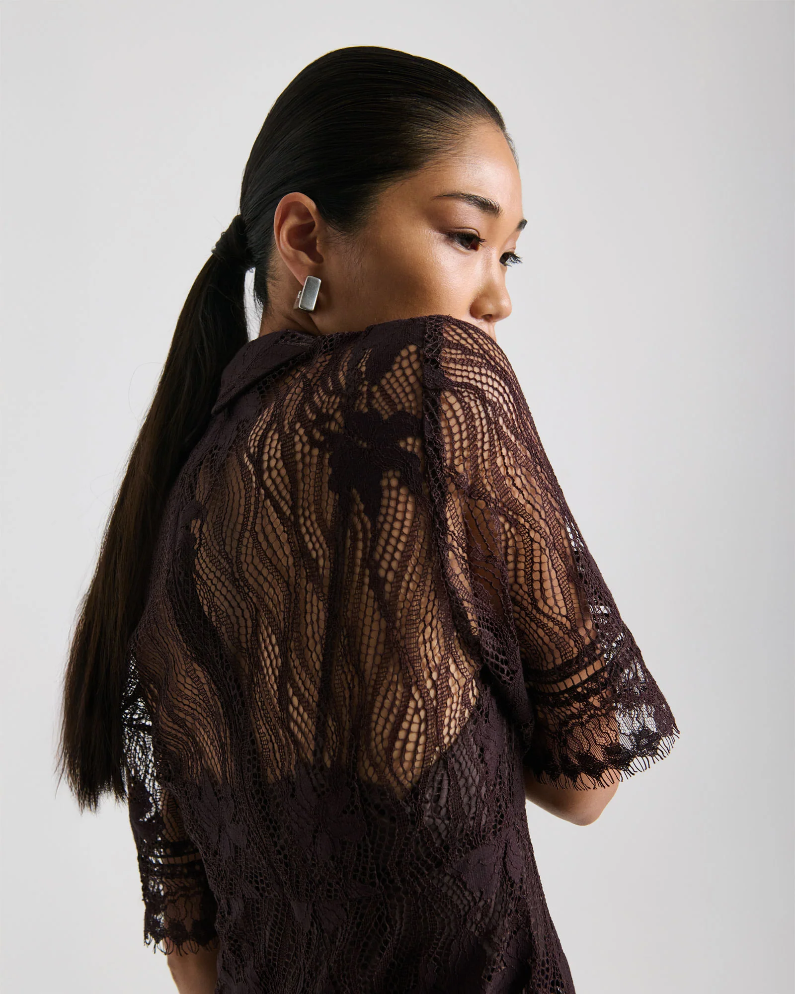 Chantilly Lace Mini Dress