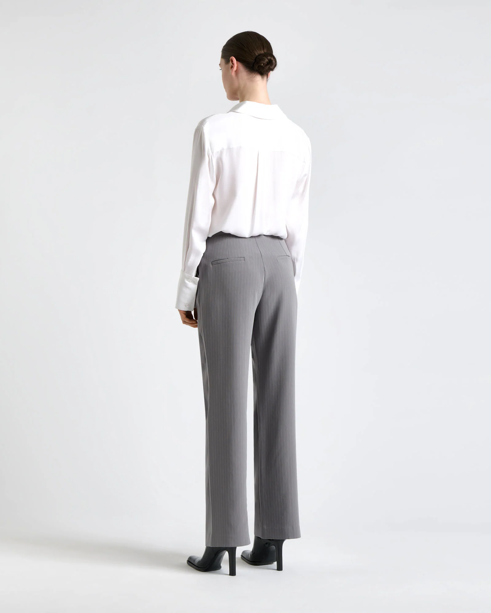 Viscose Blend Satin Shirt