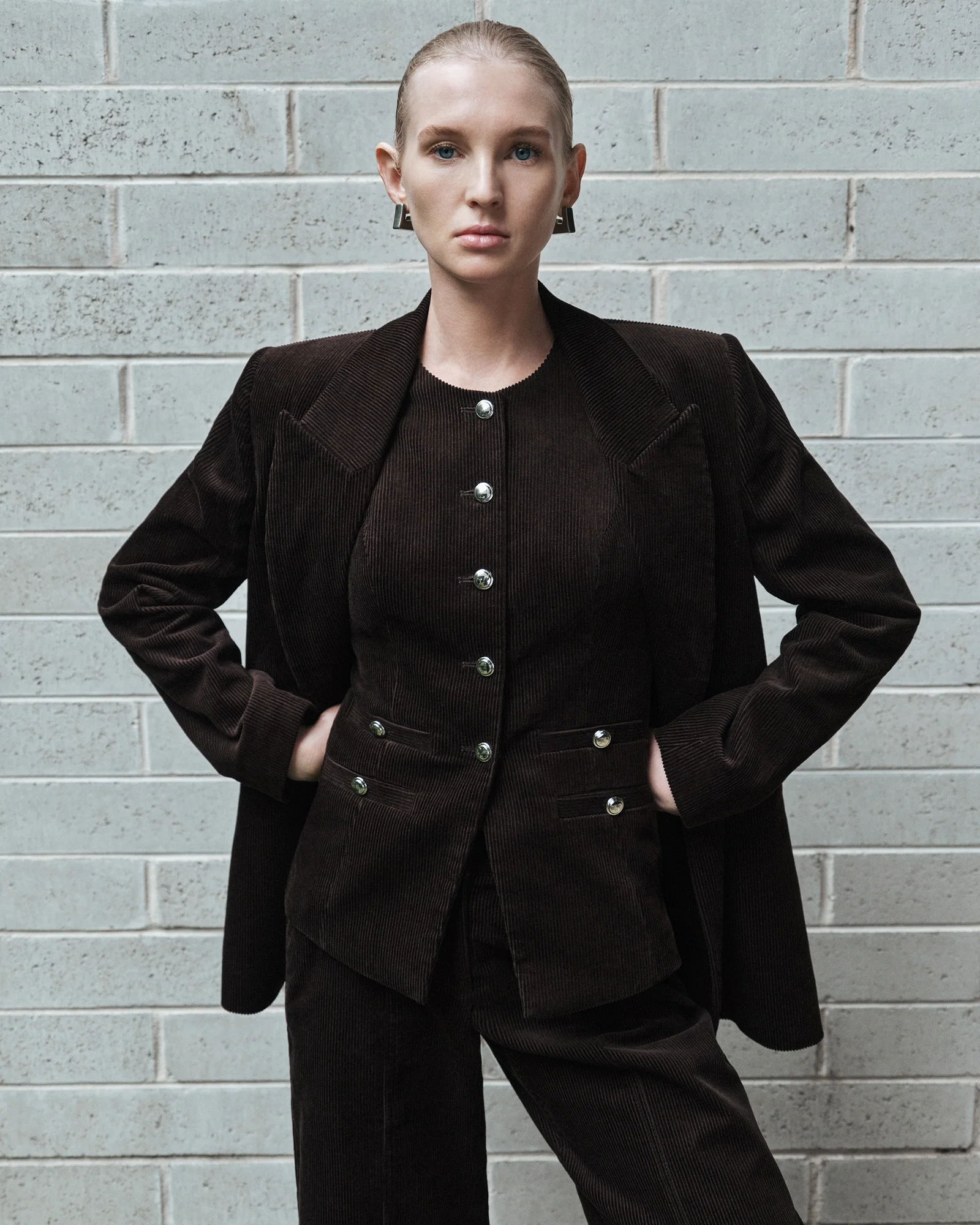 Japanese Cotton Corduroy Blazer