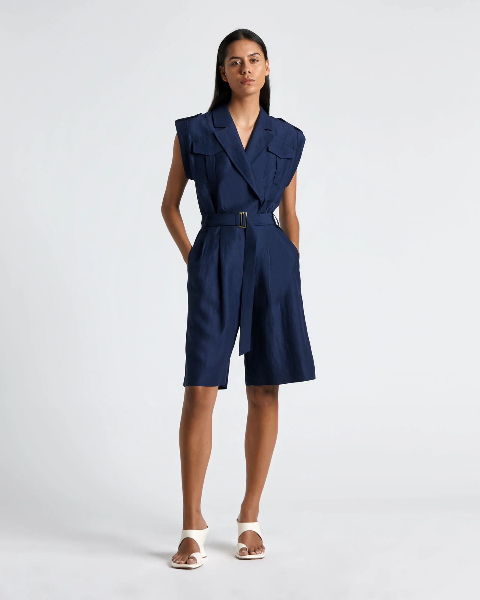 Utility Belted Playsuit