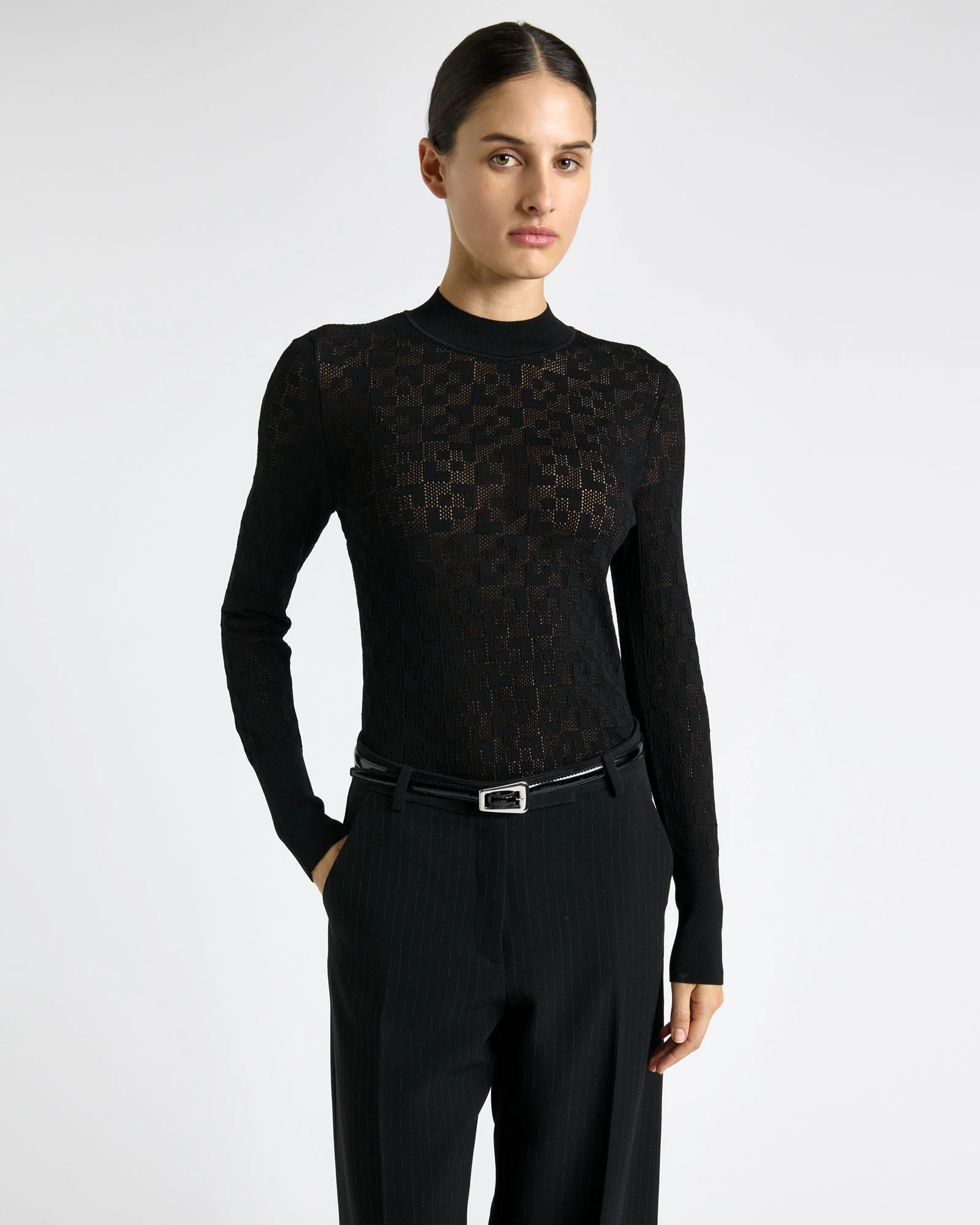 Geo Lace Knit