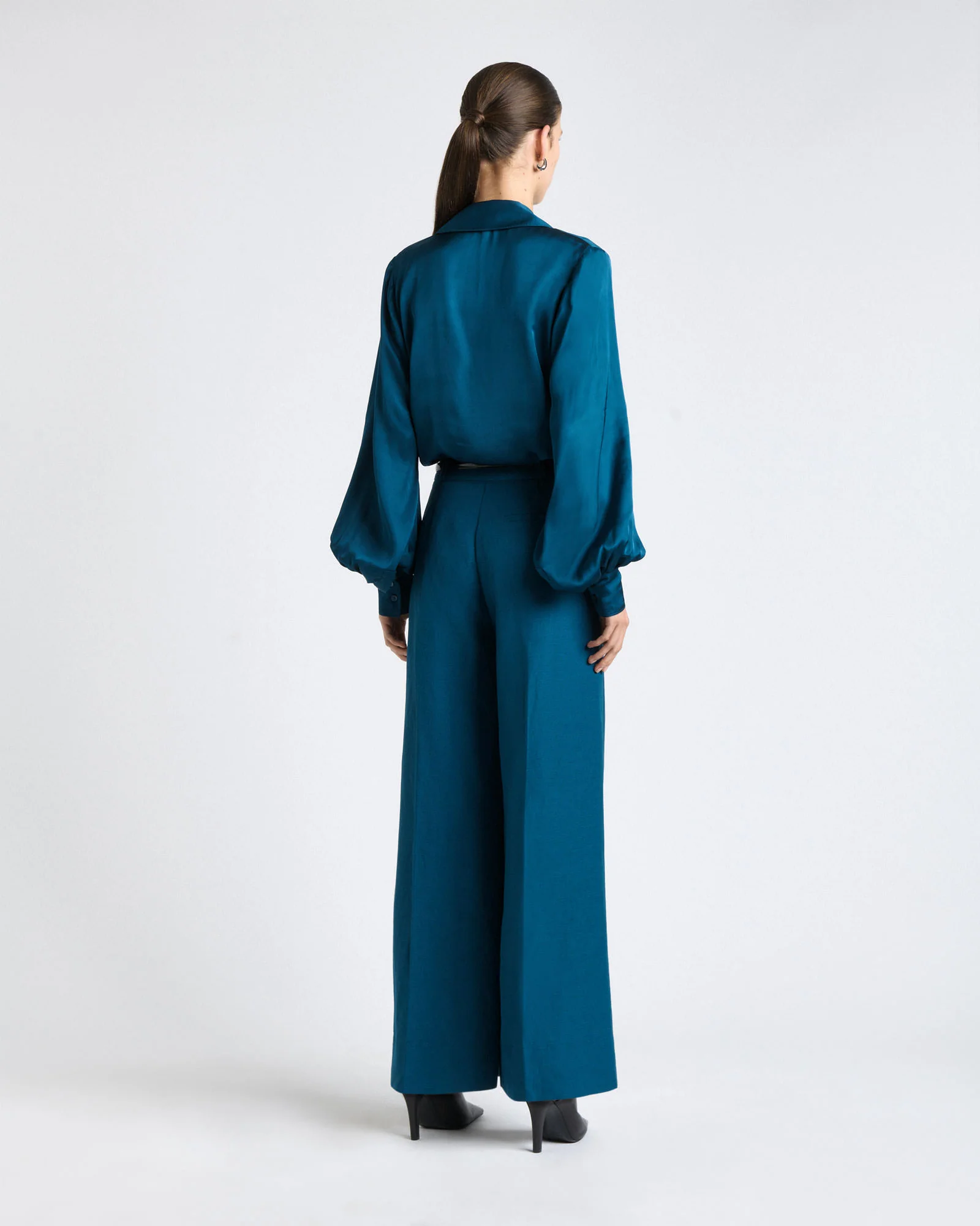 Satin Long Sleeve Shirt