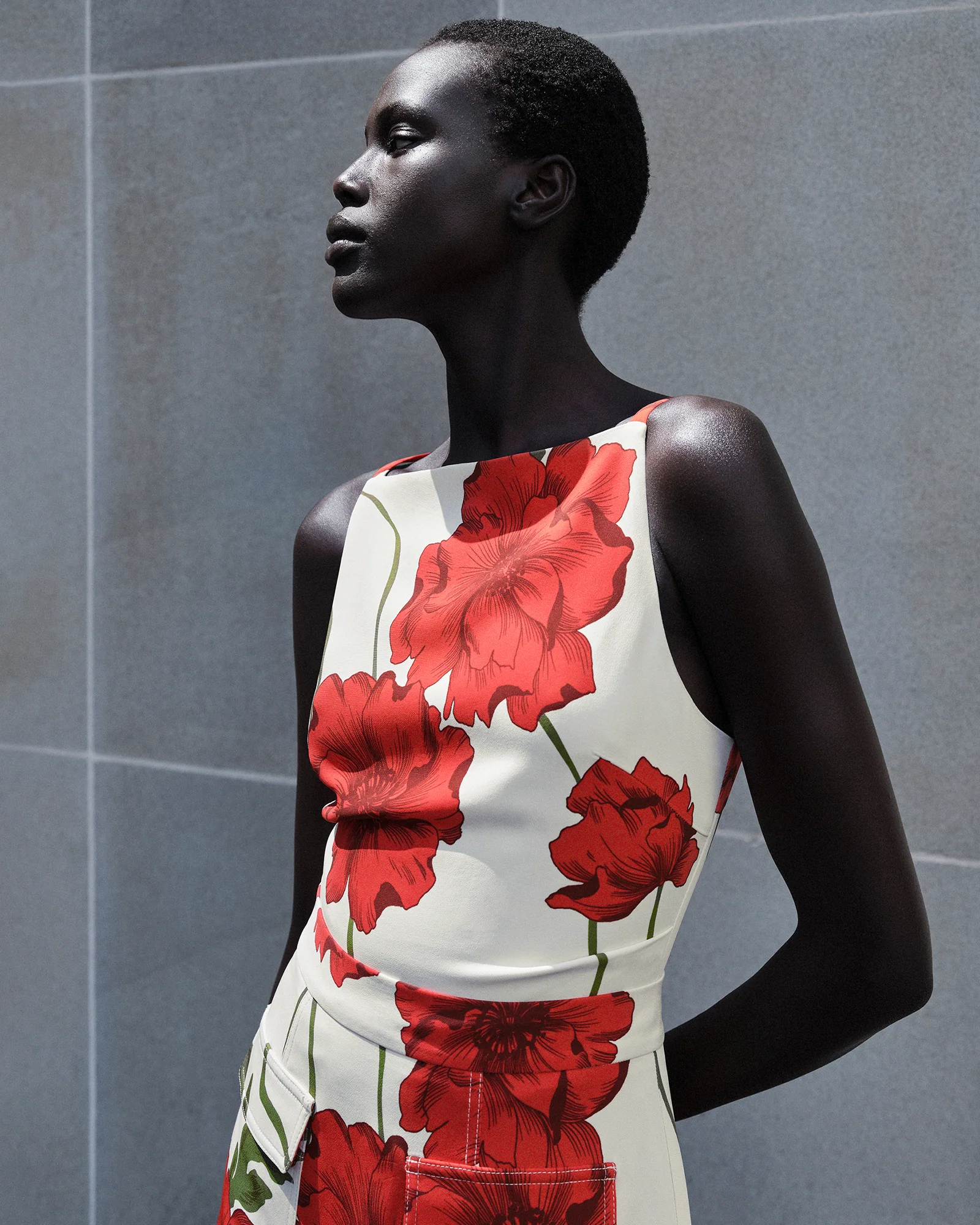 Poppy Square Neck Tucked Top