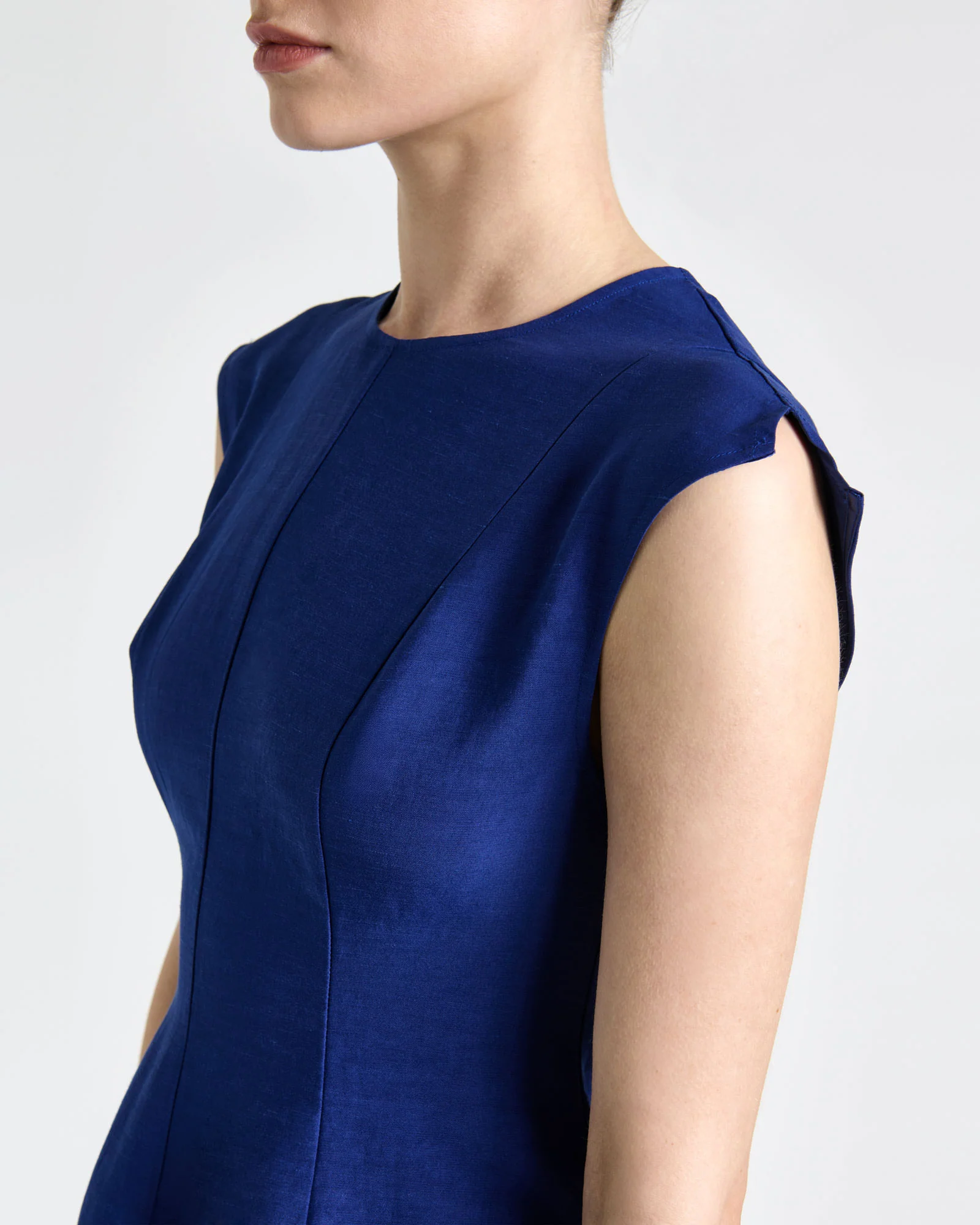 Sapphire Viscose Blend Peplum Top