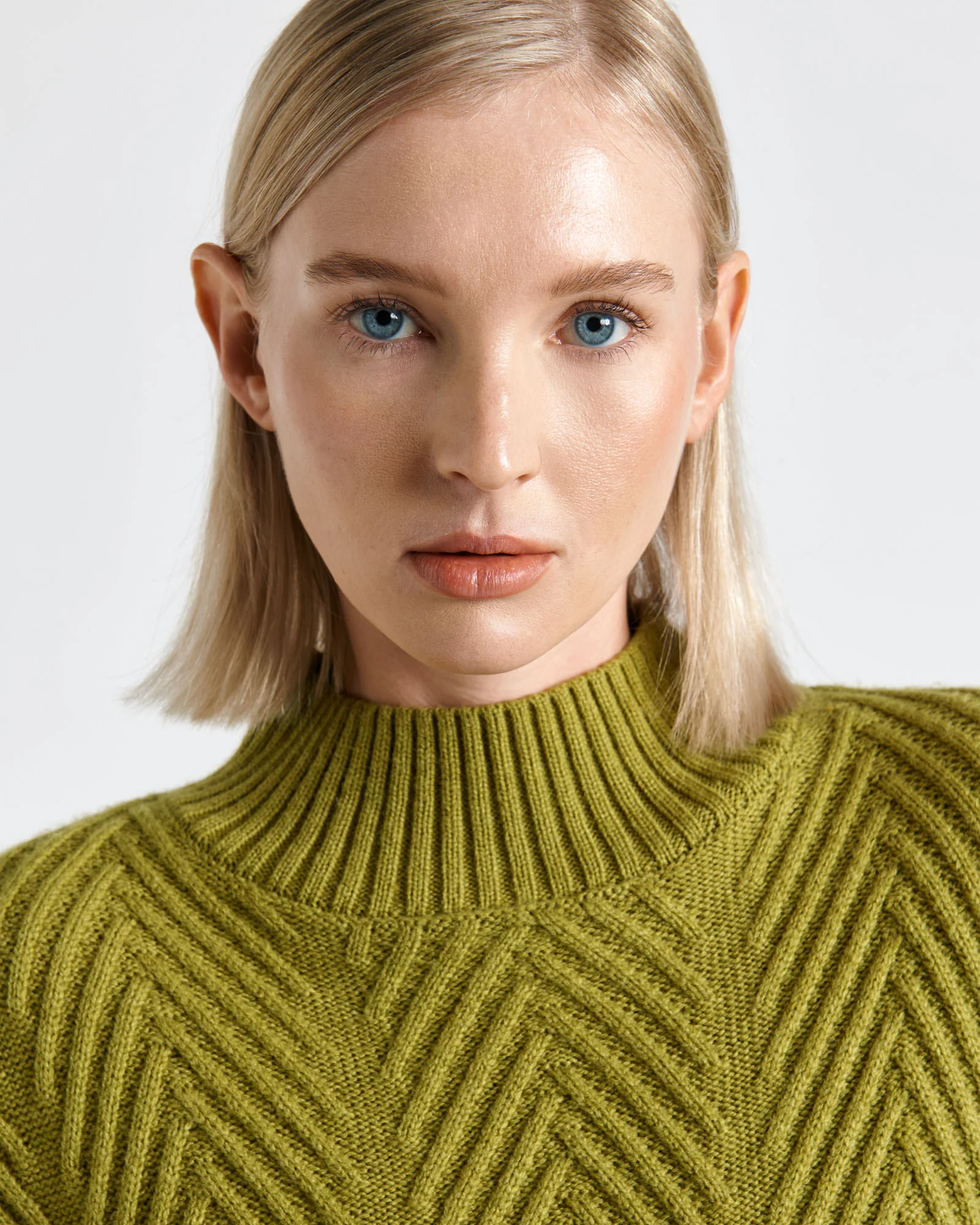 Chunky Herringbone Stitch Sweater