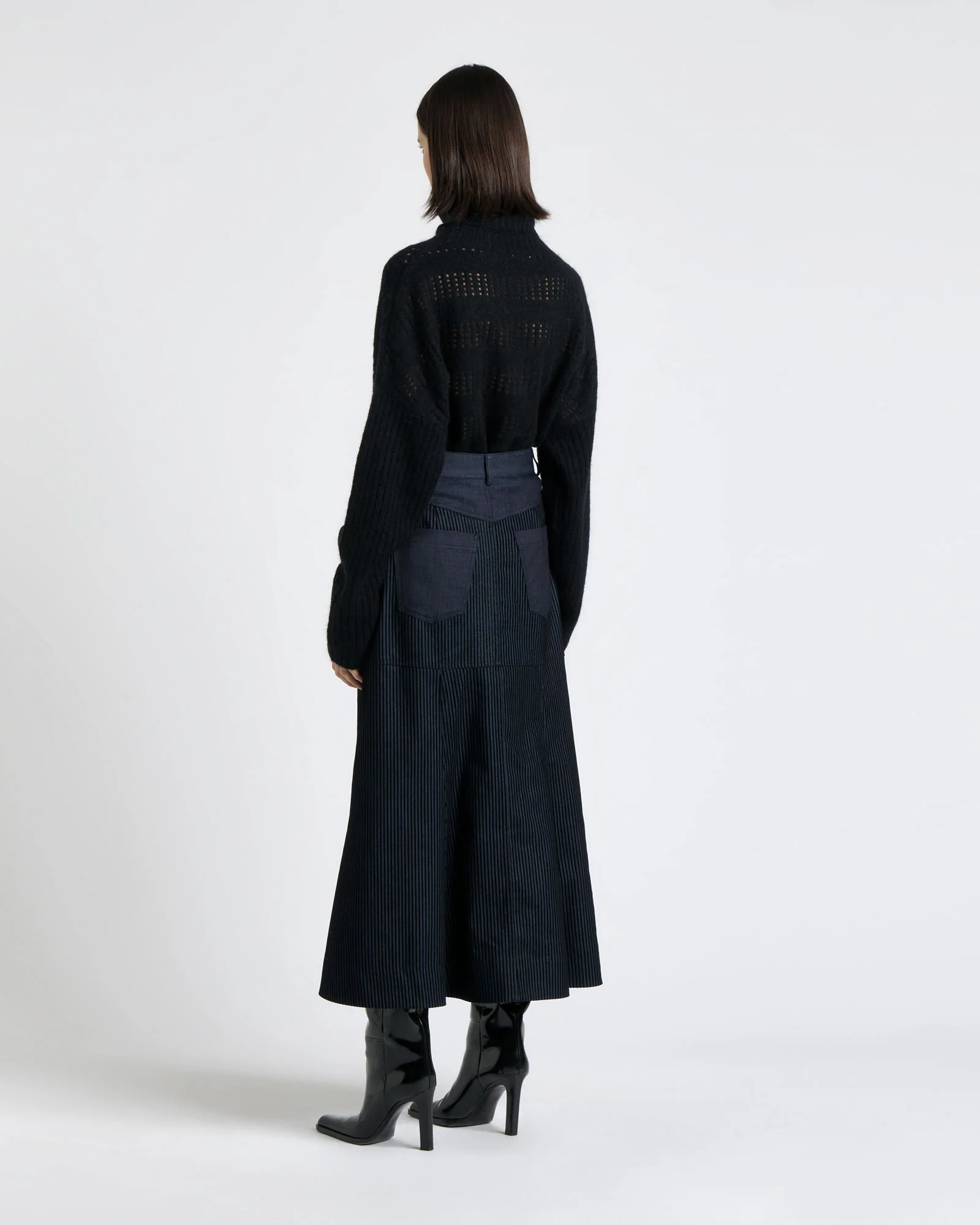 Chunky Alpaca Blend Cropped Sweater