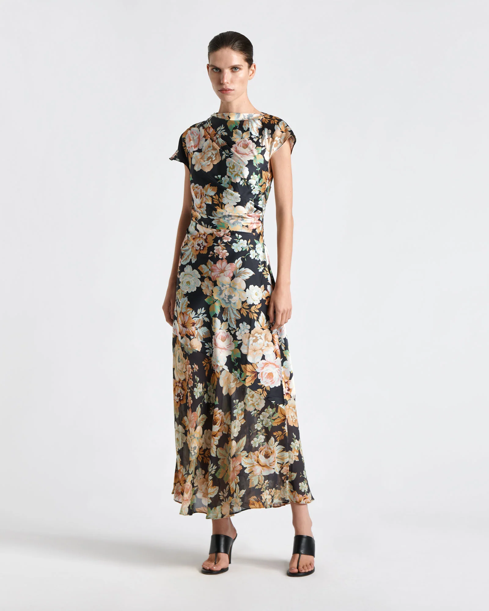 Ophelia Floral Midi Dress
