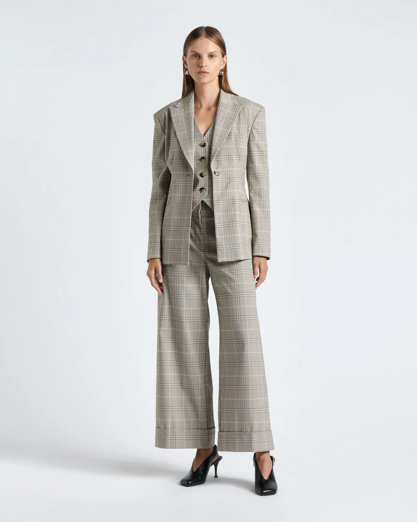 Prince of Wales Check Blazer