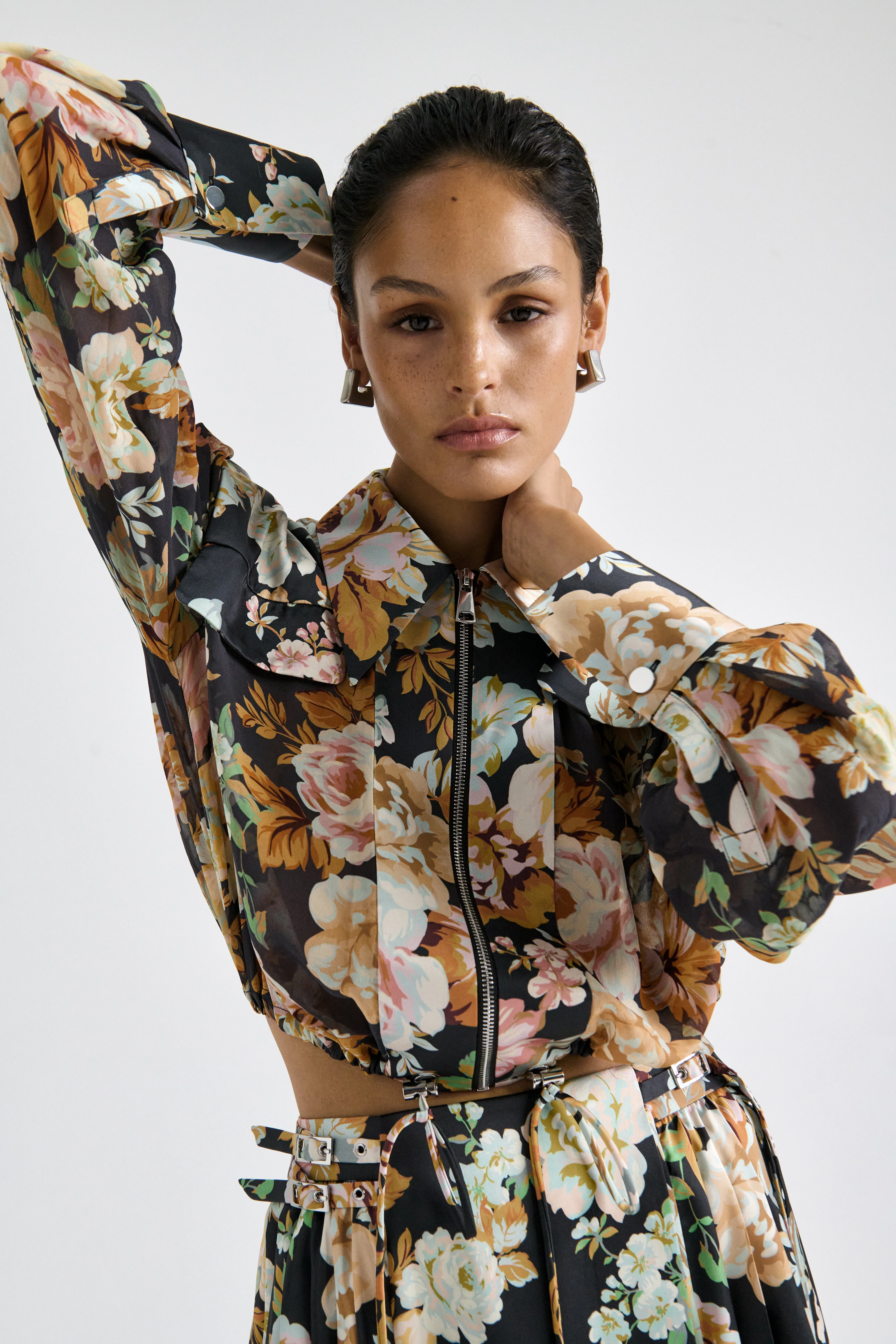 Ophelia Floral Bomber Jacket