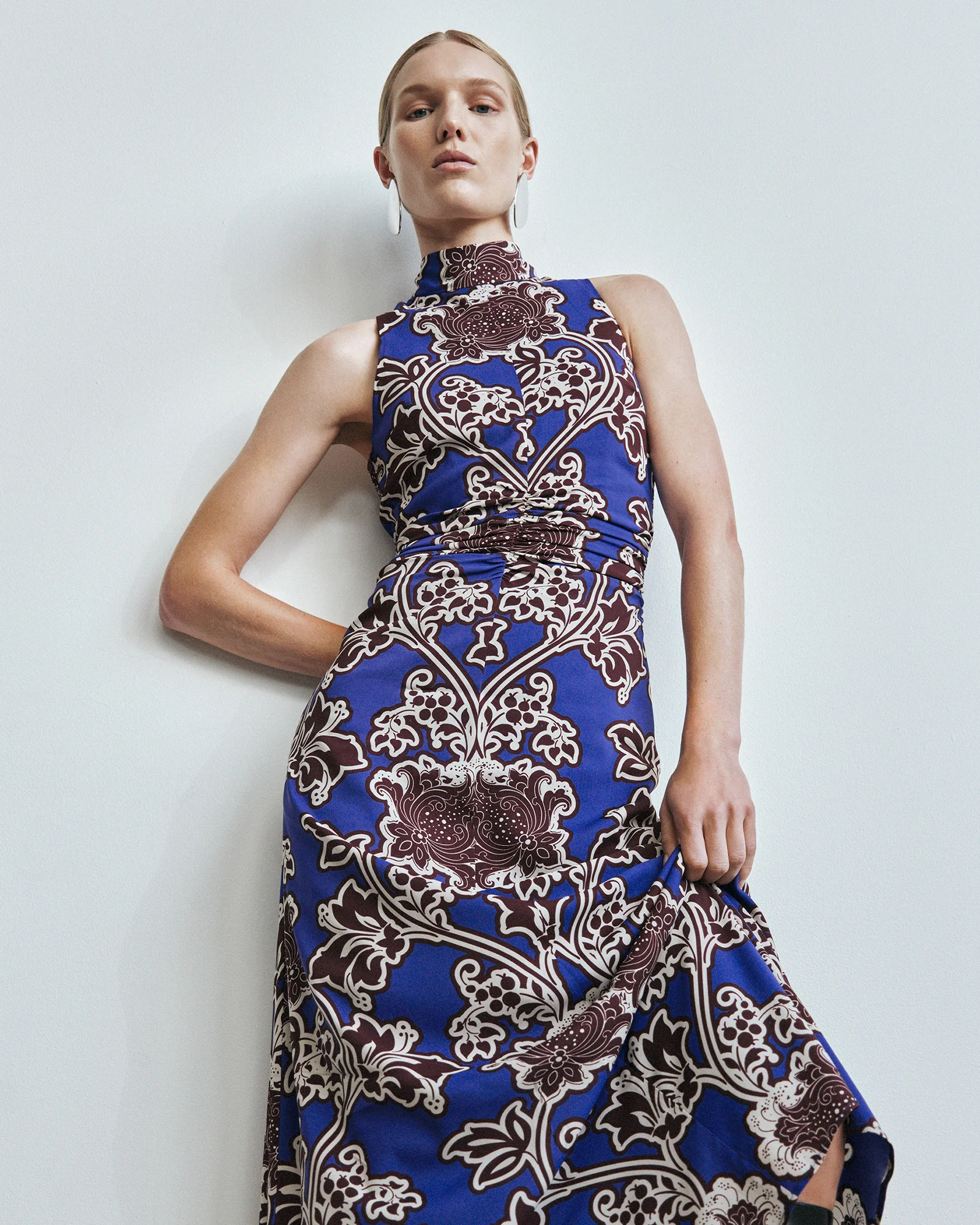 Oasis Serenade Gathered Maxi Dress