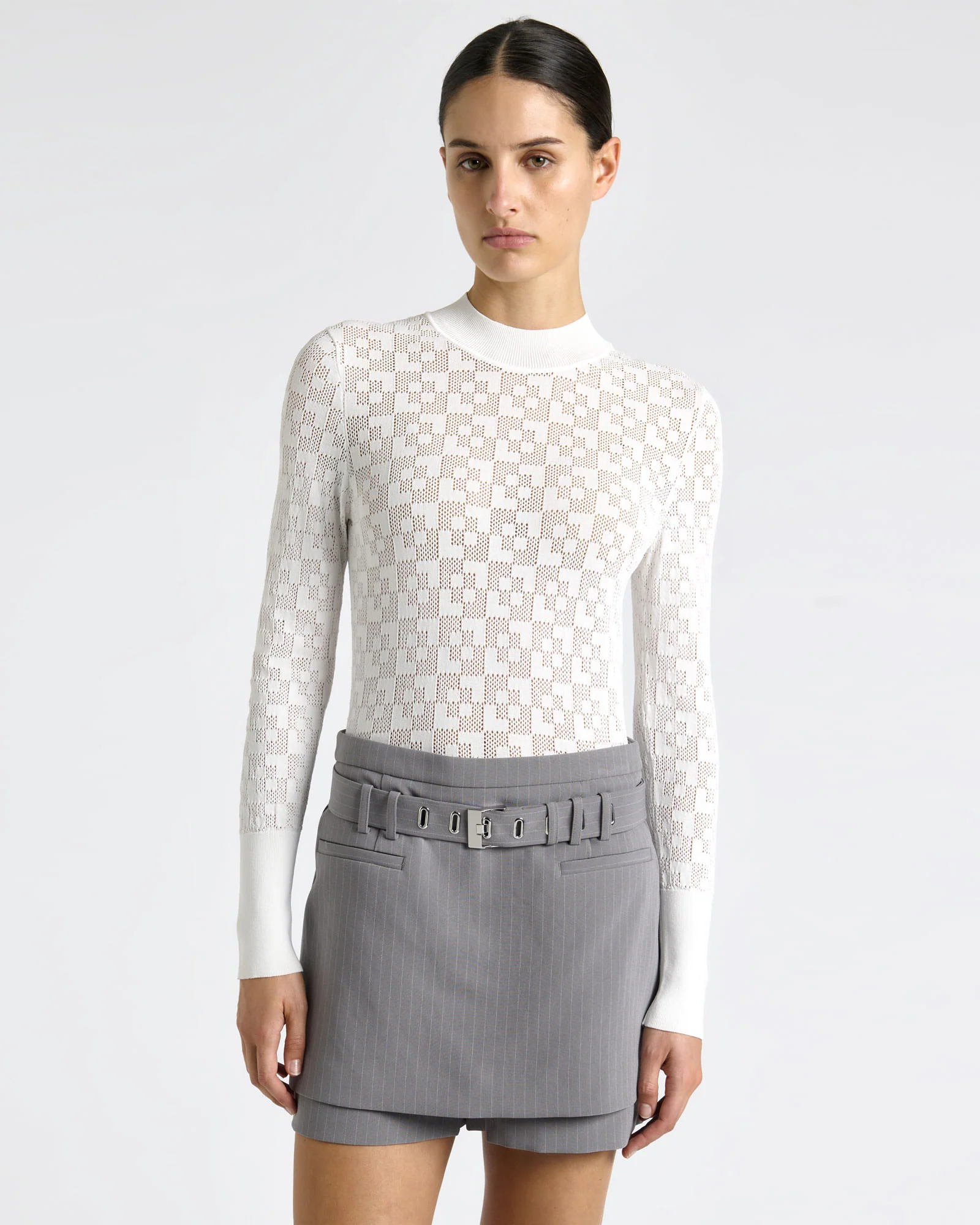 Geo Lace Knit
