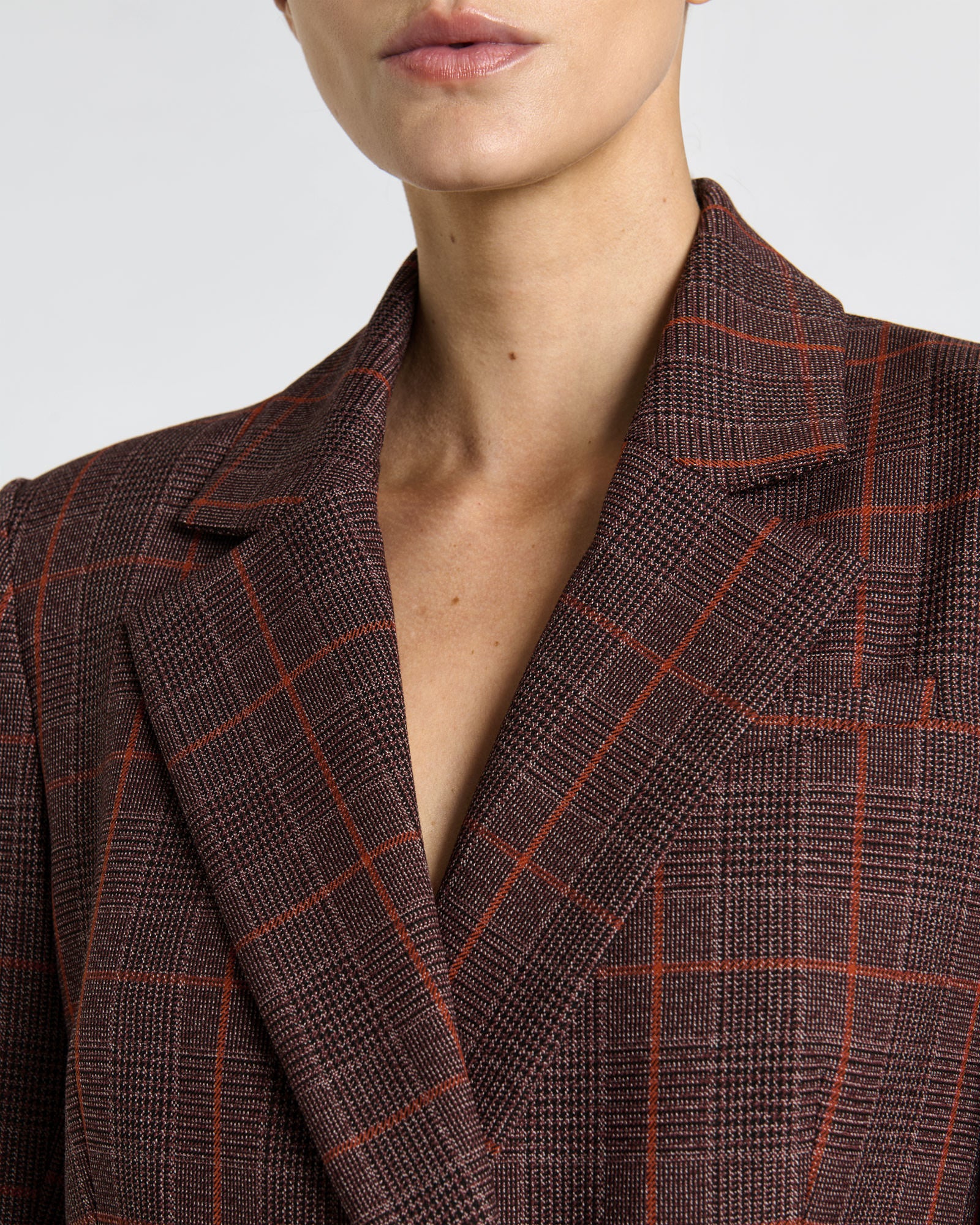 European Prince of Wales Check Blazer