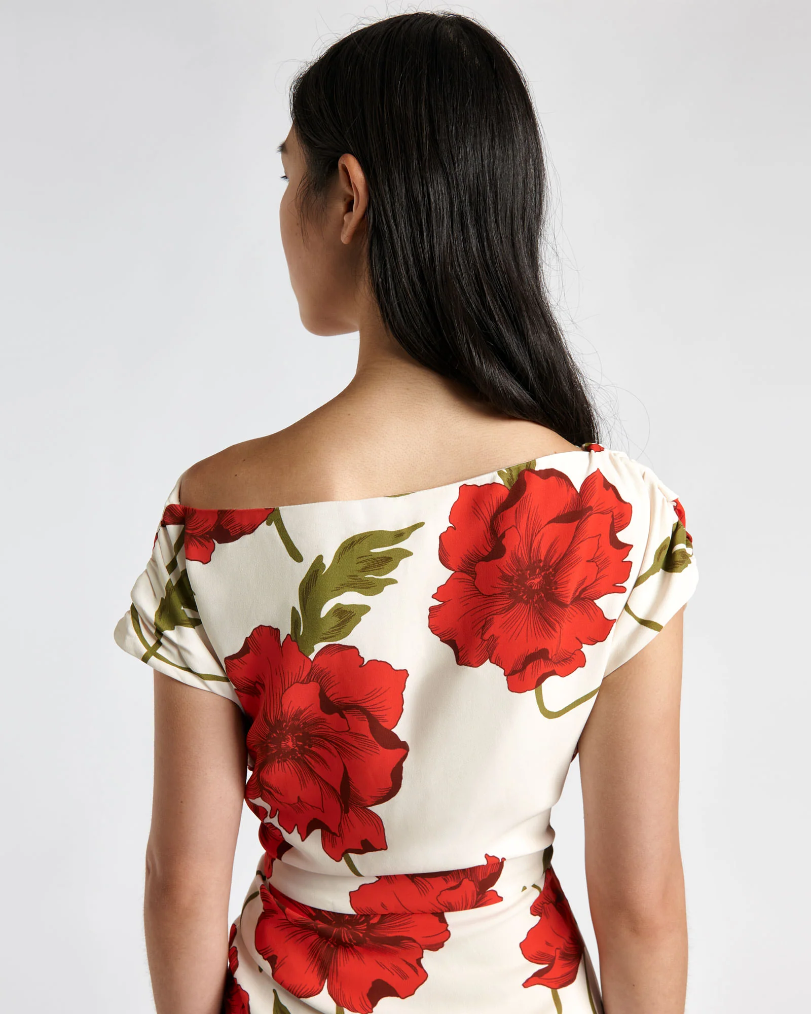 Poppy Draped Midi Dress