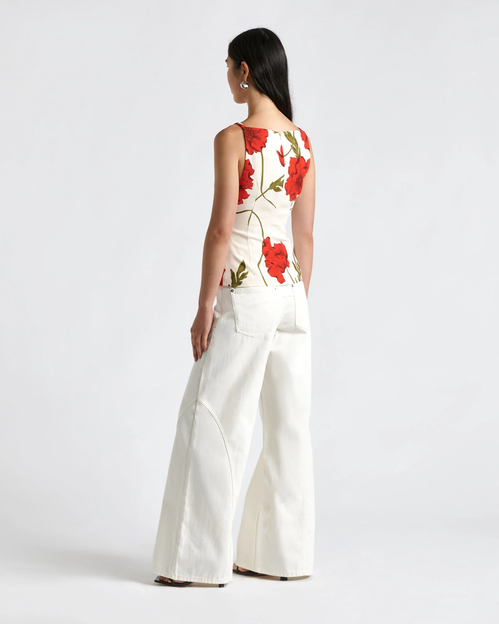 Poppy Square Neck Tucked Top