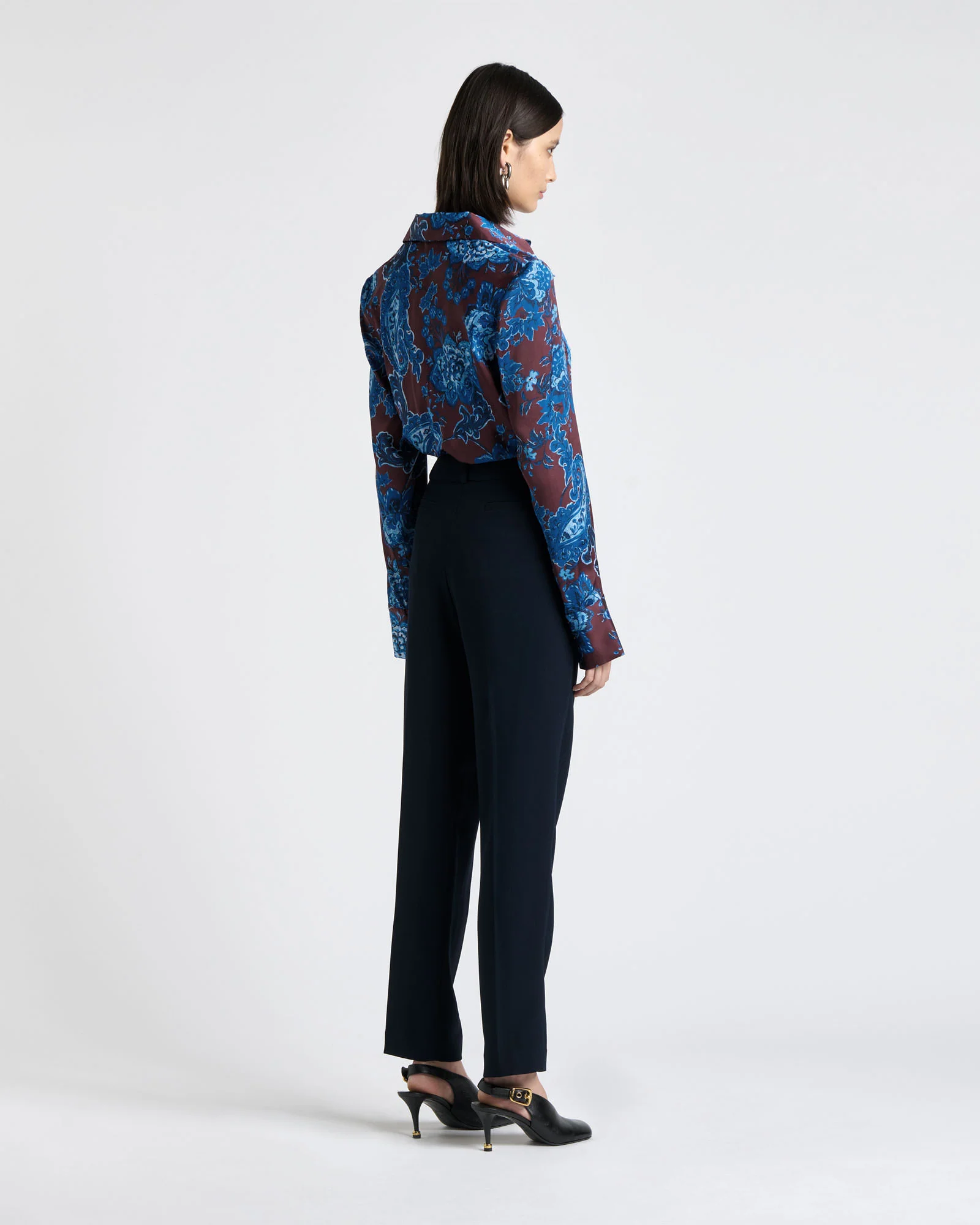 Satin Back Crepe Tapered Pant