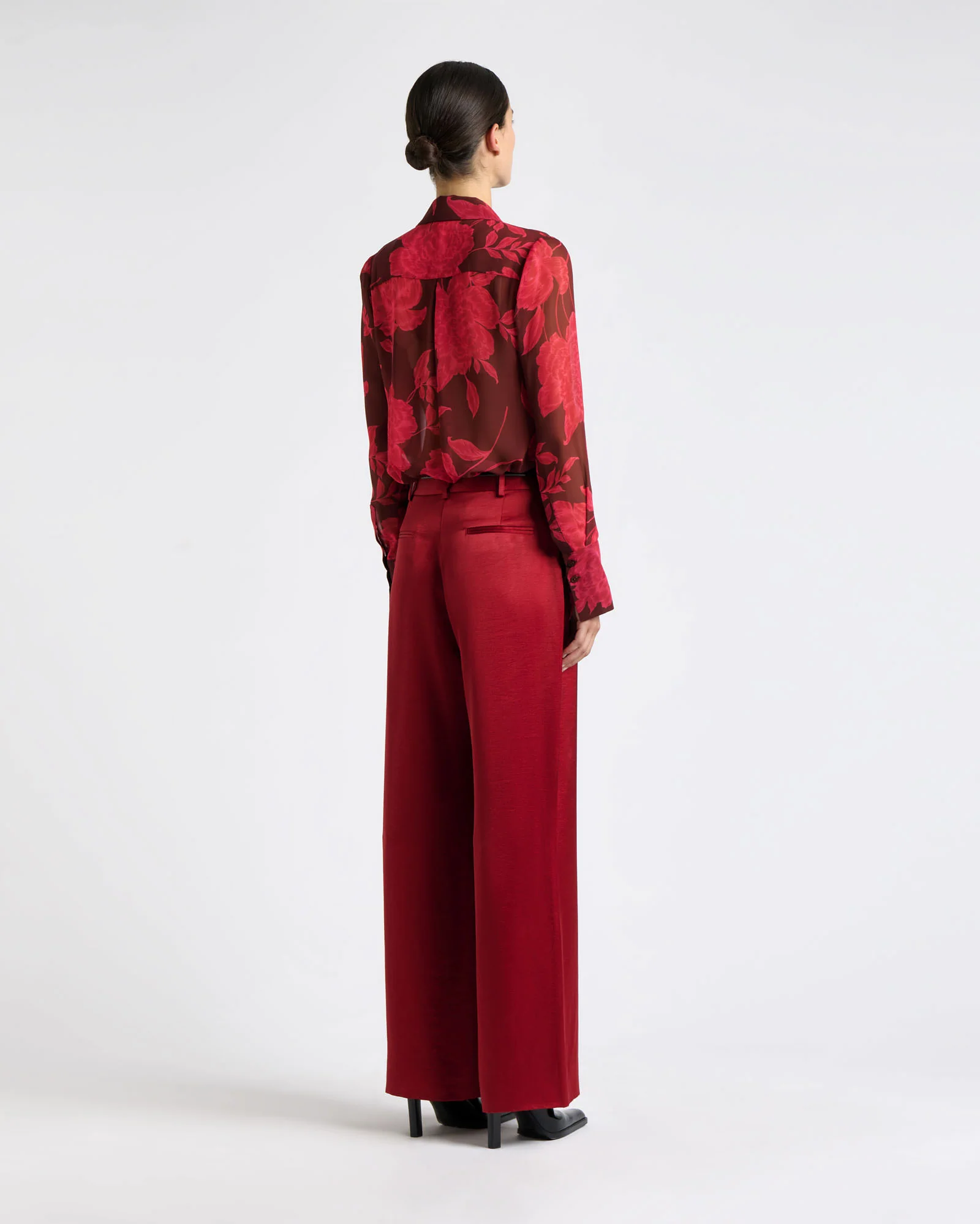 Amour Floral Chiffon Shirt