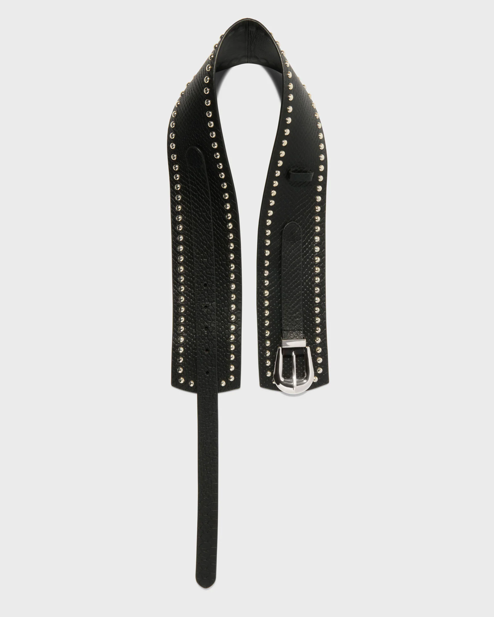 Leather Studded Corset Belt