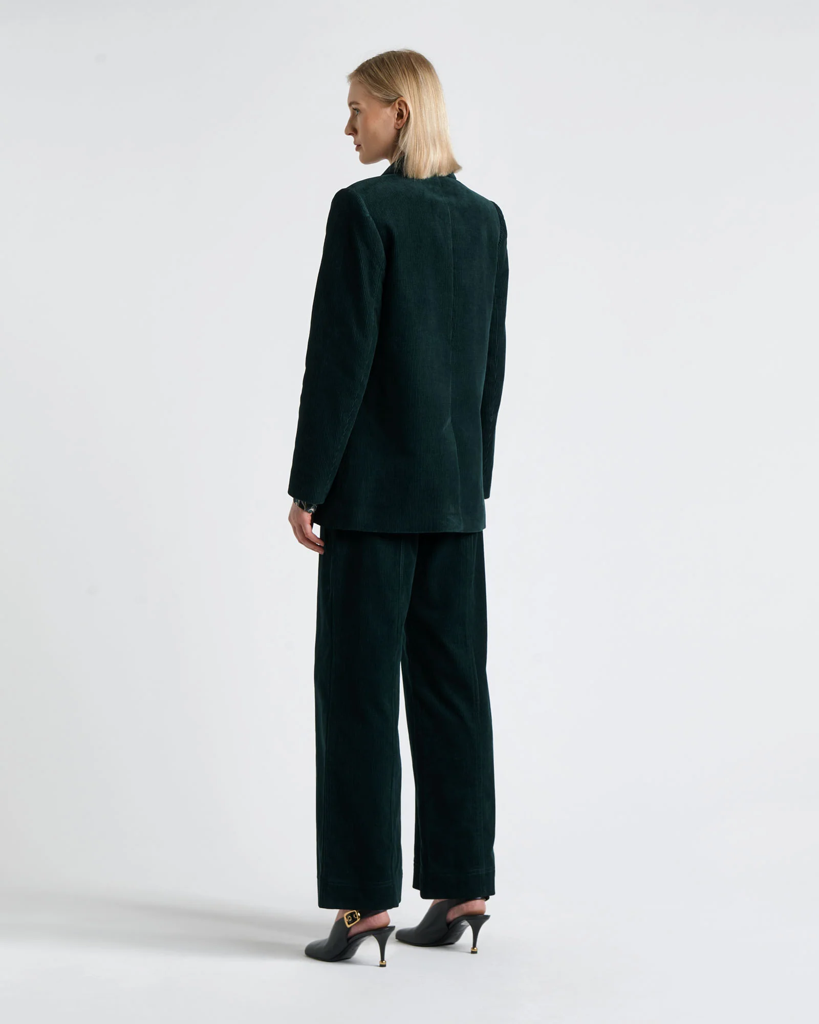 Pine Japanese Cotton Corduroy Blazer