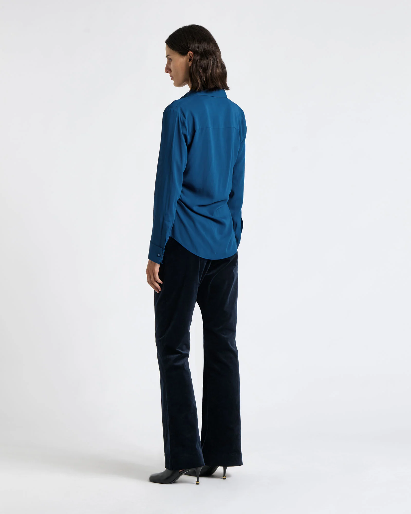 Soft Viscose Ruched Shirt