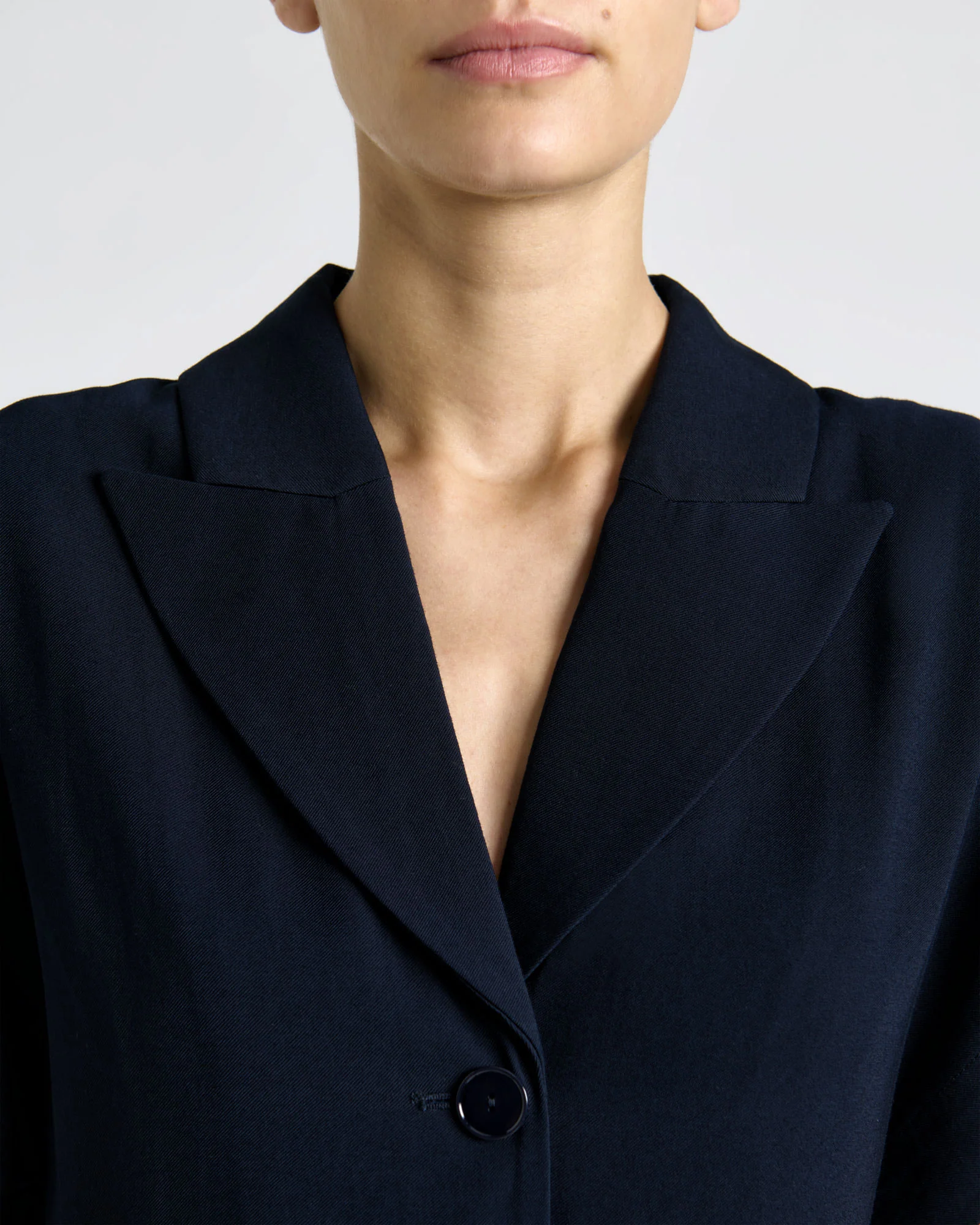 Viscose Twill Wide Leg Jumpsuit